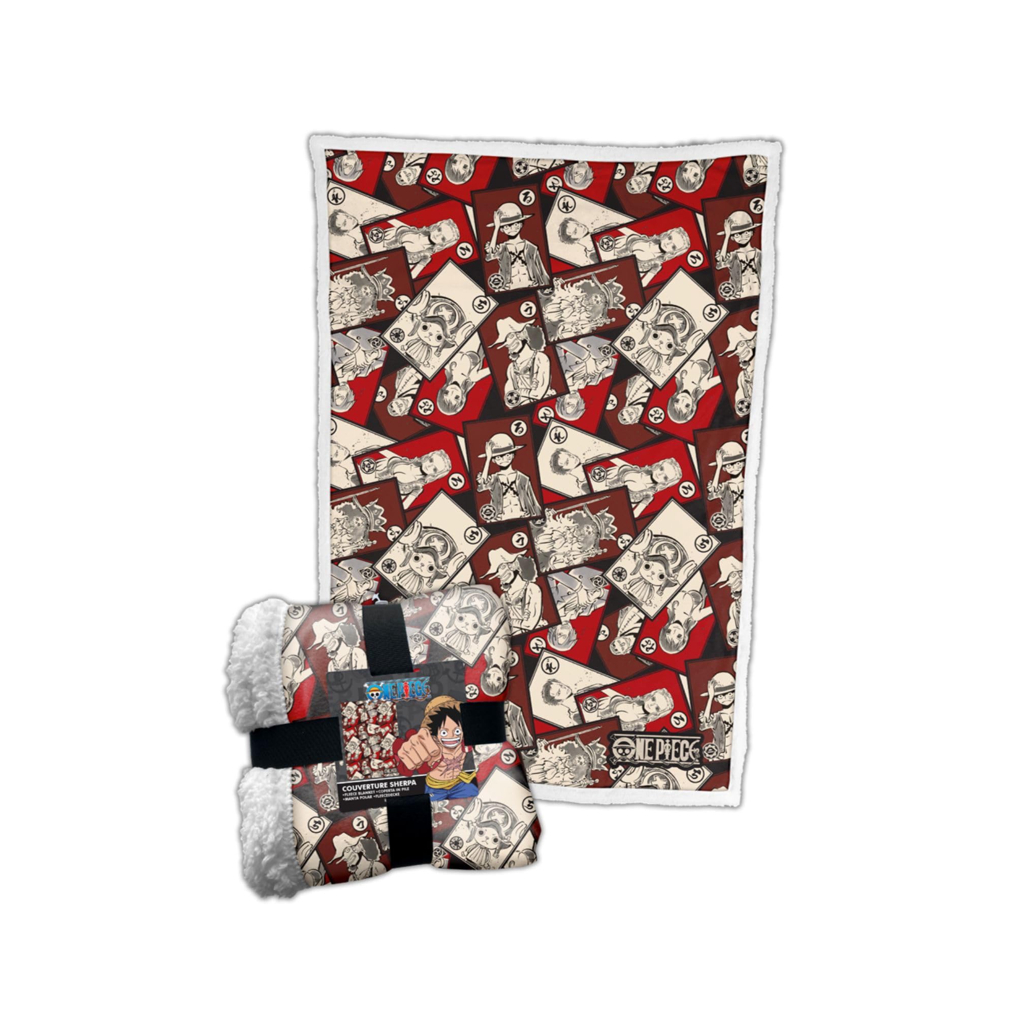 Homadict Stranger Things sherpa-deken, 100 x 150 cm, Upside Down – fleecedeken voor fan en passie – cocooning – voor warme avonden – officiële licentie – ultrazacht materiaal