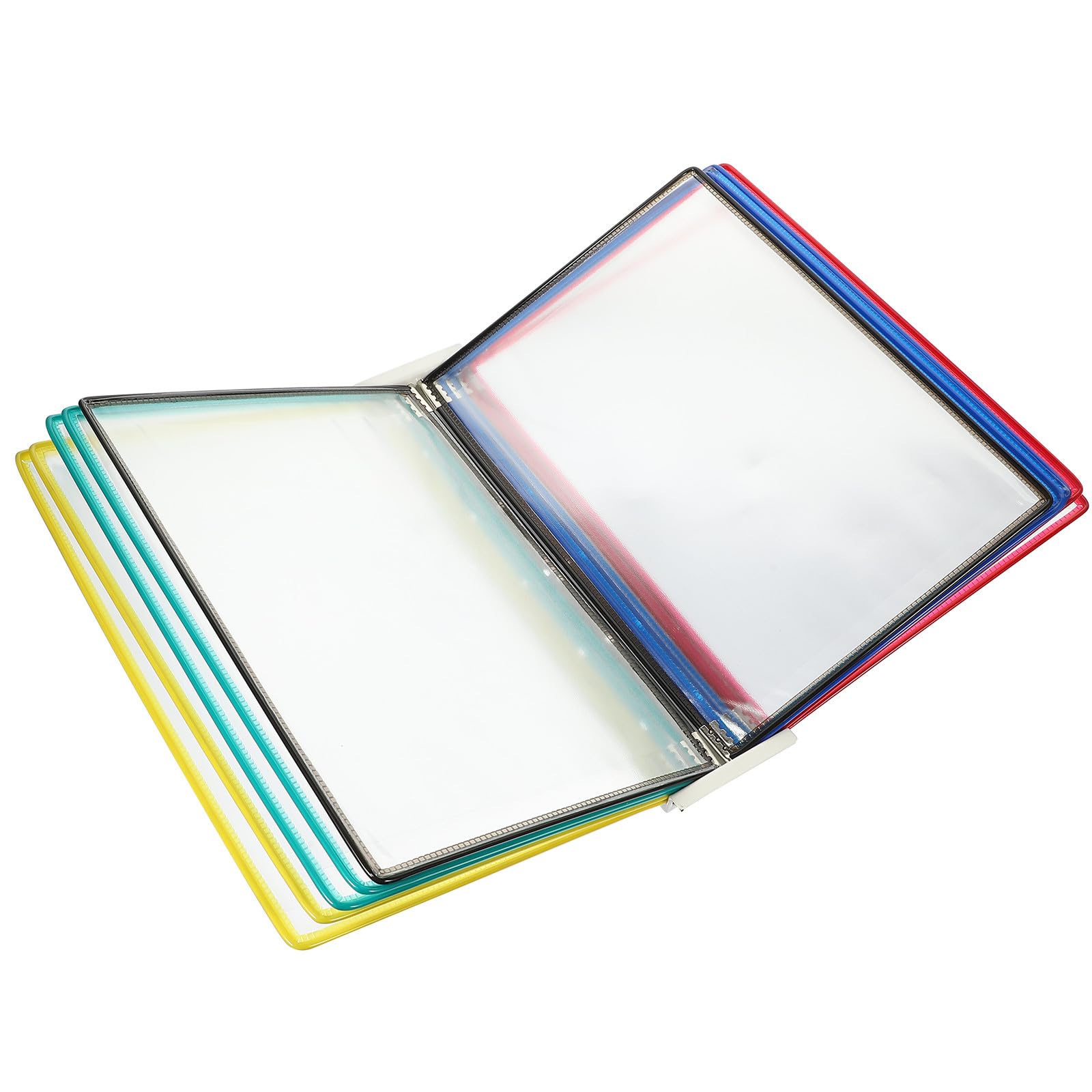 COHEALI Organisateur Bureau Mural Transparent, Porte-Documents Suspendu pour 10 Pages, Support Rangement Dossiers Scolaires