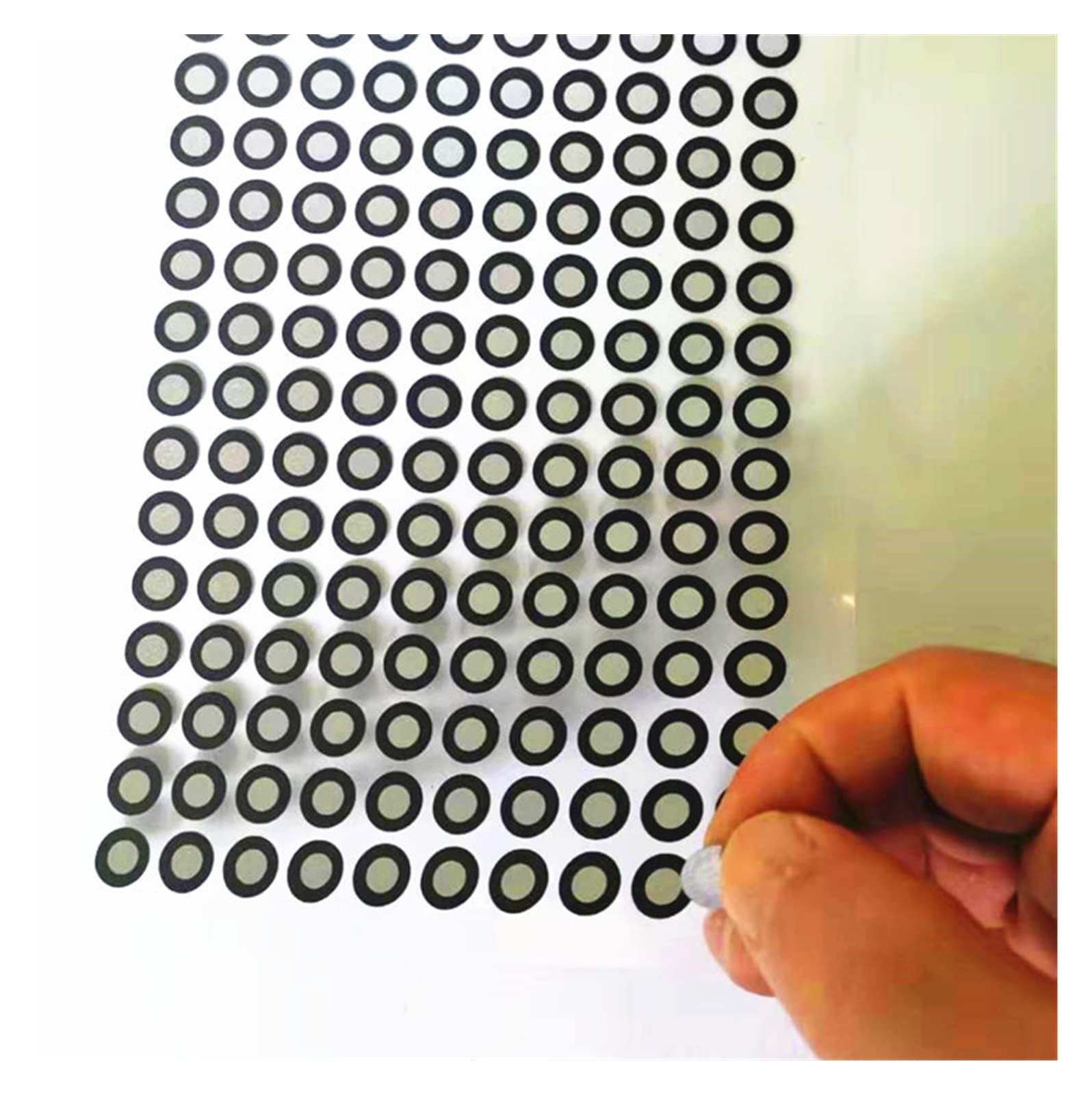 Marcatore Per Scansione 3D, Scanner dinamico 3D Punti di marcatura 3D ad alta precisione Punti di marcatura riflettenti ad alta luminosità resistenti allo strappo Punto Di Tracciamento Dello Scanner 3