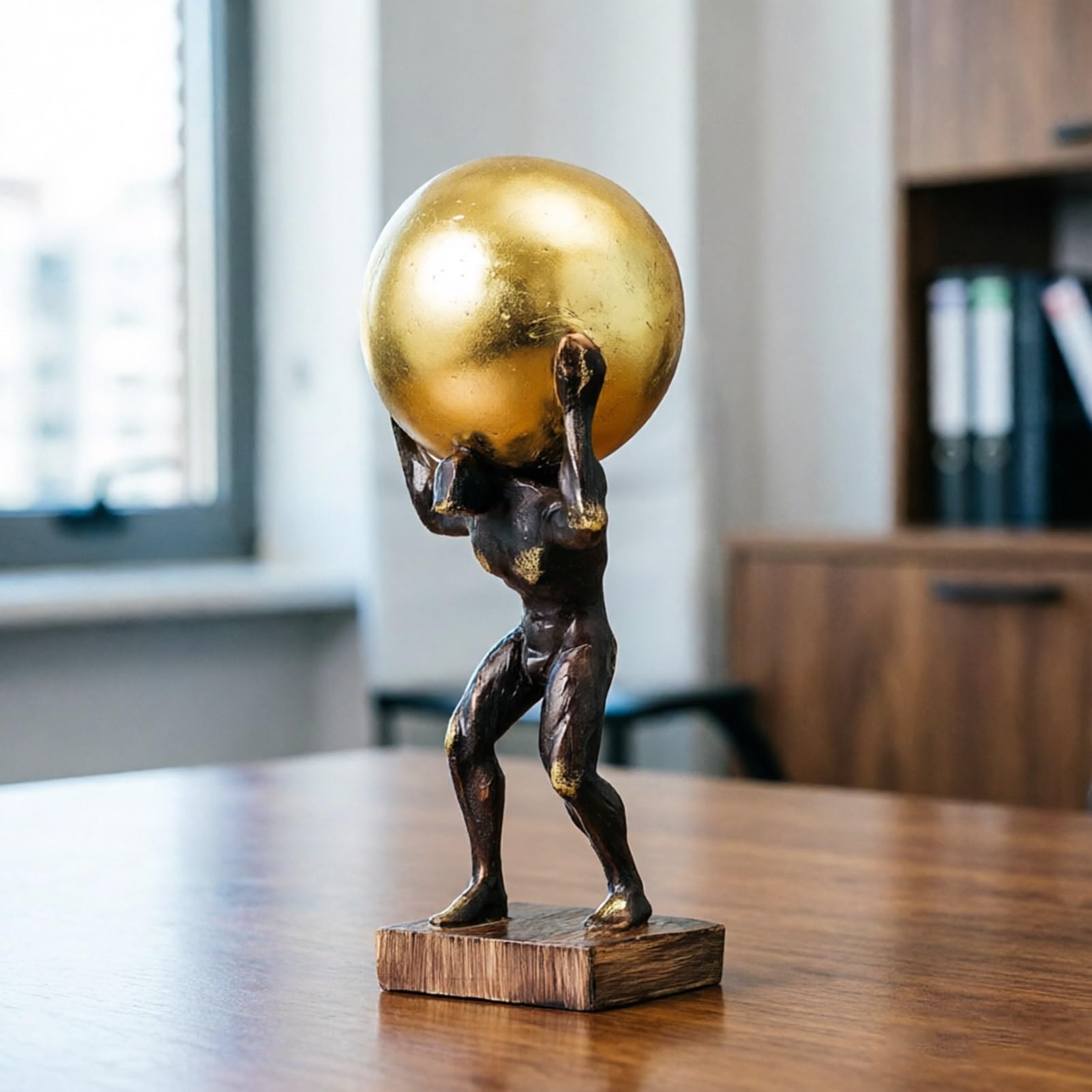 YUZDNM Sculpture Home Decor, Struggler Statue, Sportsman Figurine Ornament for Office Living Room(#1)