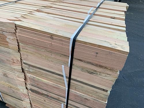 Miniatura 7 de Sandbaggy Estacas de madera de 24 pulgadas - Estacas resistentes para construcción, jardinería, topografía - Punta de cincel, madera de abeto