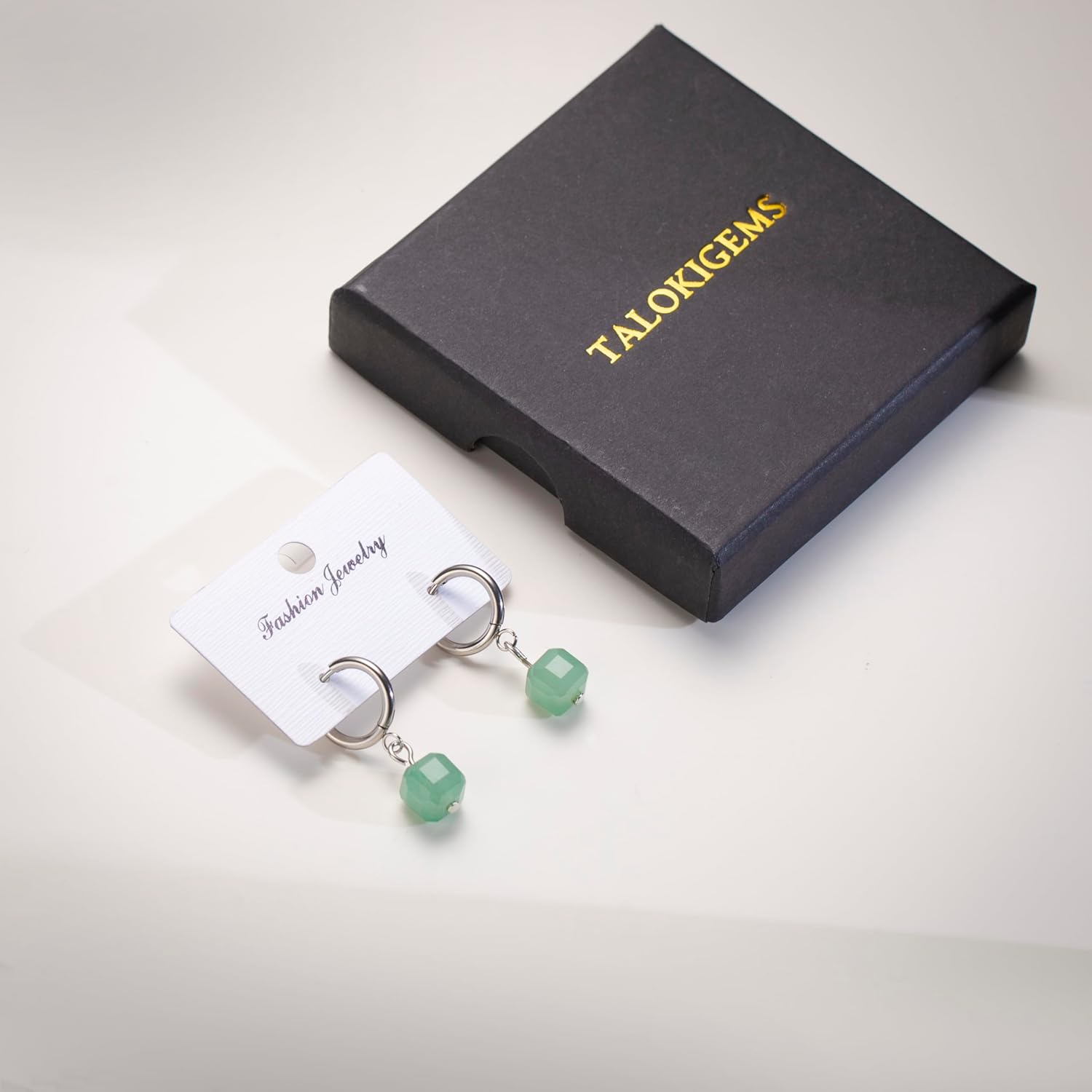 Natural Stone Earrings for Women Moonstone Lapis Lazuli Carnelian Rose quartz Dalmatian jasper Tigers eye Drop Dangle Sliver Earrings Handmade Gemstone Jewelry Gifts for Mom Girlfriend - Image 5