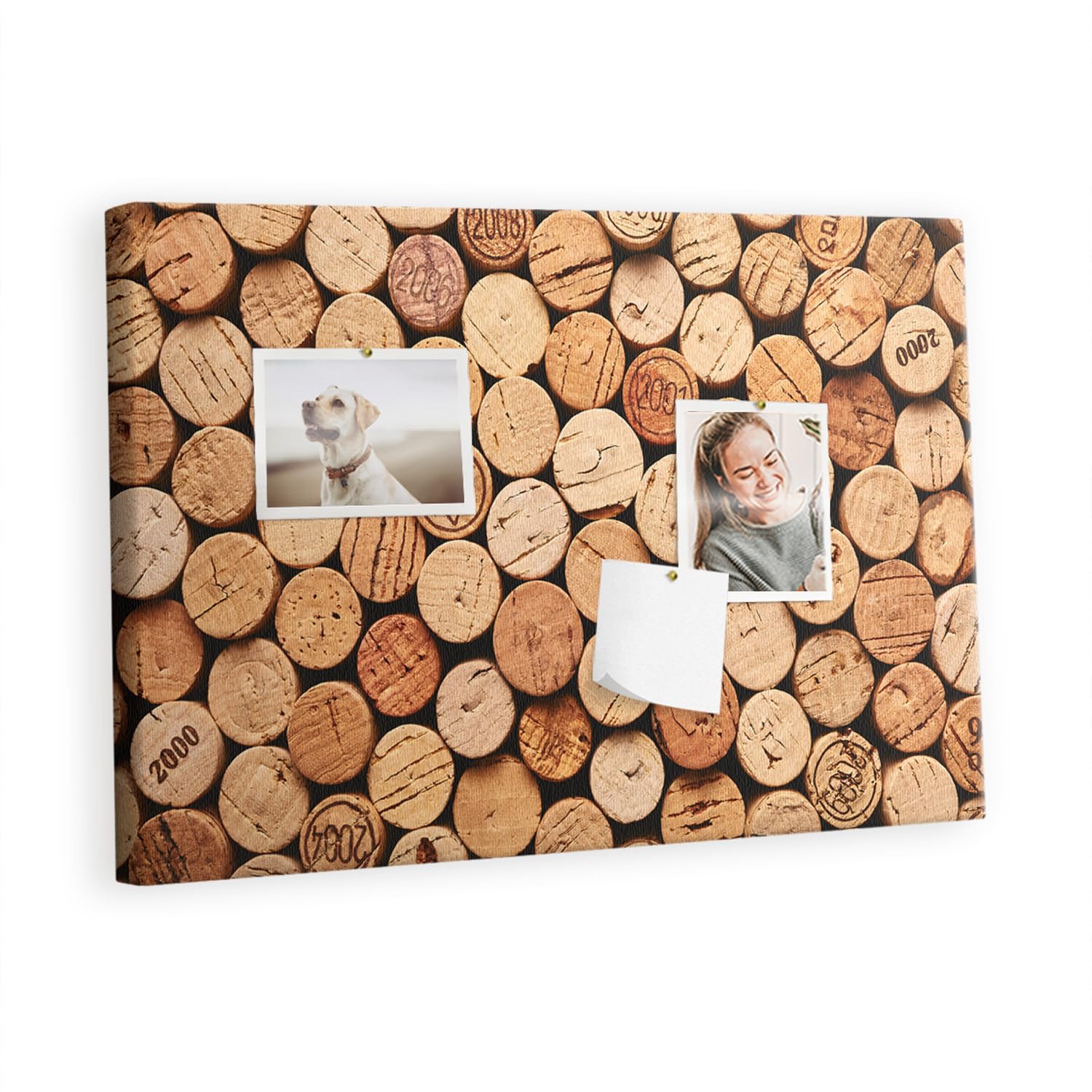 Tableau liège 60x40 en bois aspect bouchons de vin pour une déco écoresponsable - 7