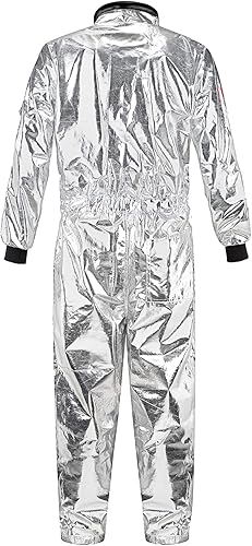 Miniatura 3 de Haorugut Disfraz de astronauta para adultos, disfraz de astronauta para mujer, disfraz de espacio de vuelo