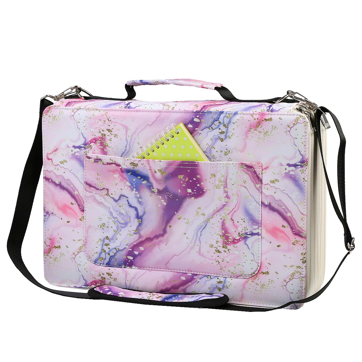 480 Slots Pencil Case, 5-Layer Organizer with Shoulder Strap