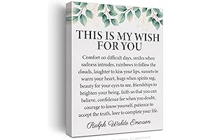 Inspirational My Wish Wall Art Framed Canvas Poster Print