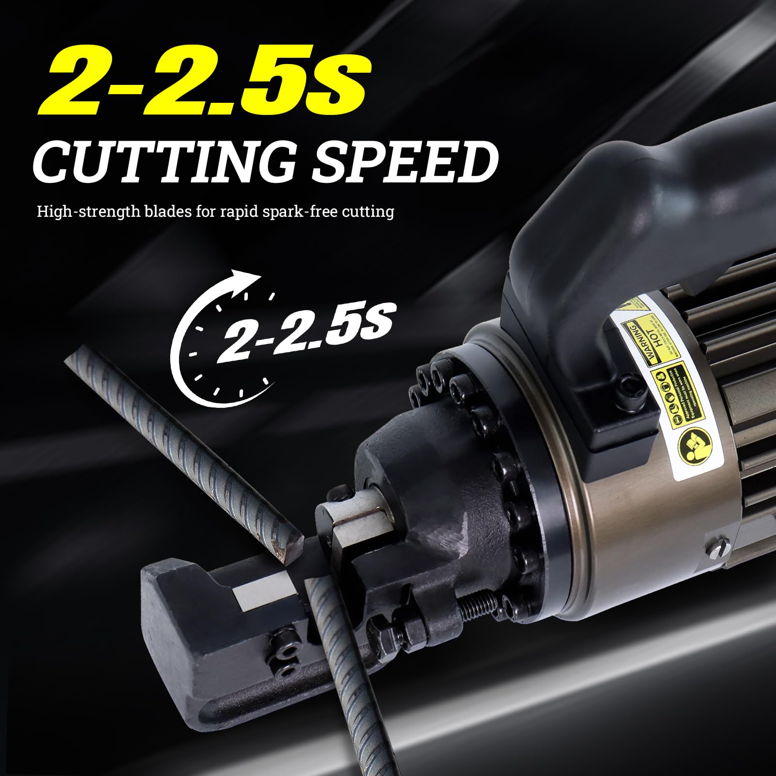 LOSCHEN Cortador eléctrico hidráulico de acero para hormigón, 900 W, cortadora de acero de 4 a 16 mm, velocidad de corte de 2 a 2,5 segundos (PC-16)