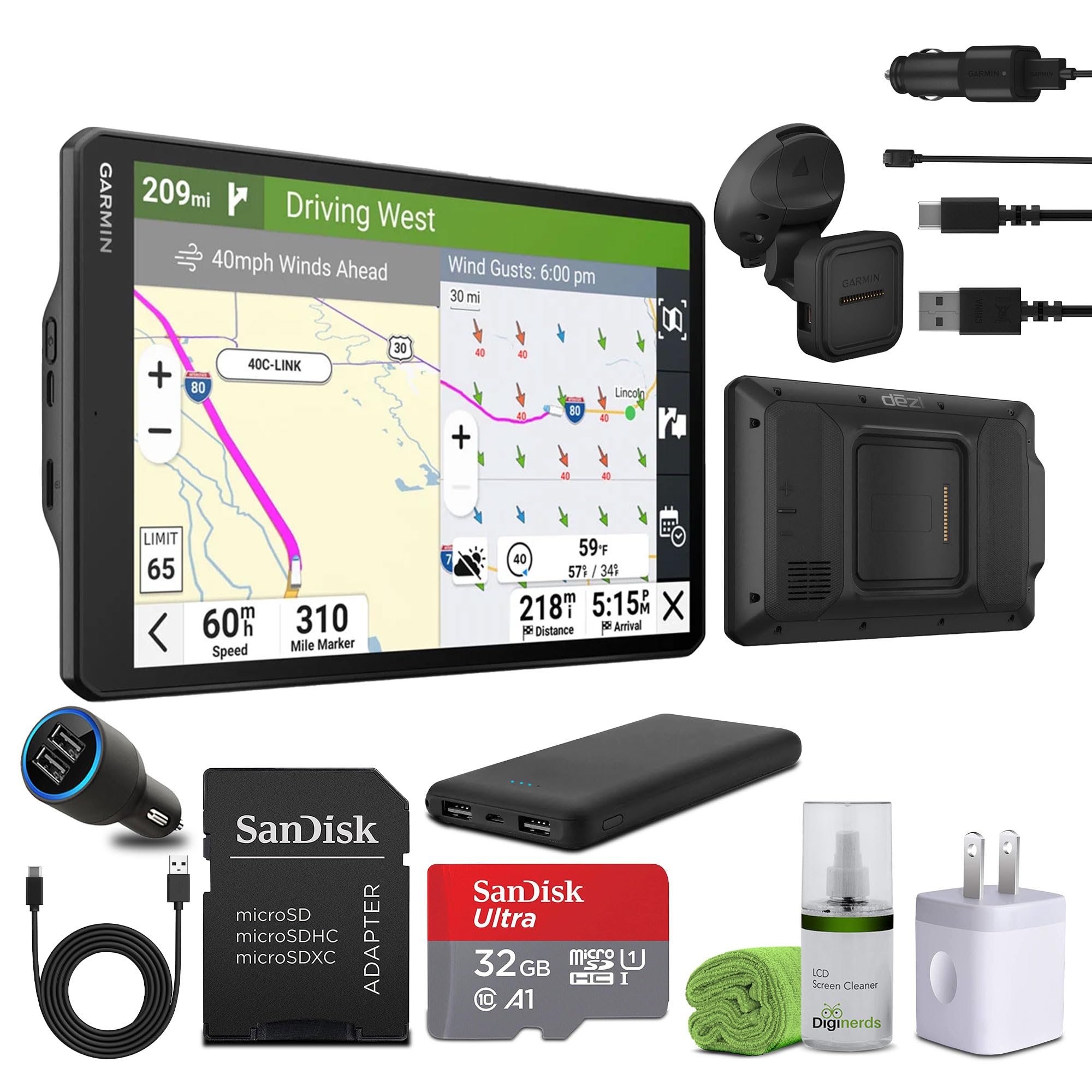 Amazon.com: Garmin Dezl OTR1020 GPS Truck Navigator 10