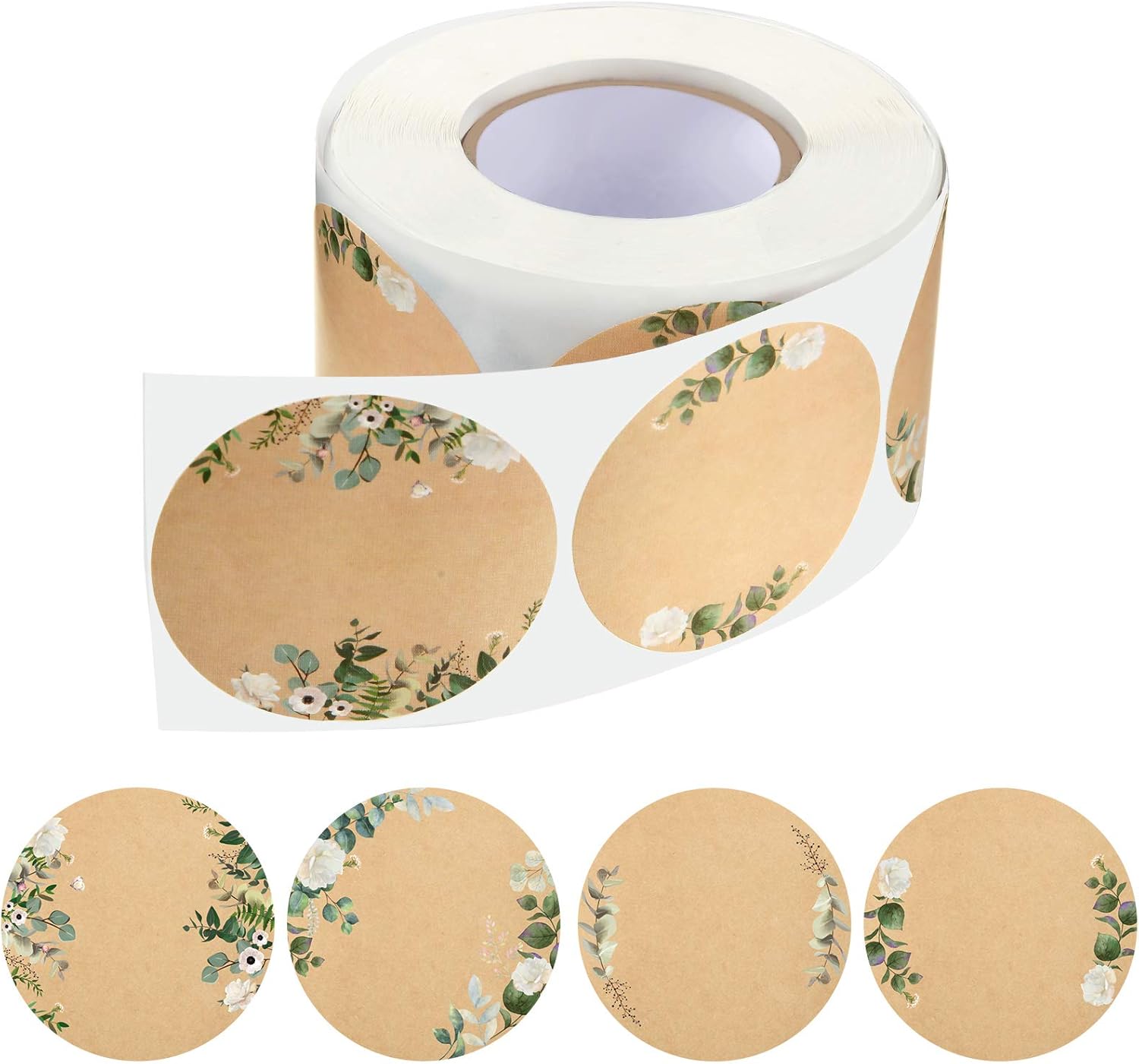 500 Pieces Canning Jars Label Round Self Adhesive Stickers