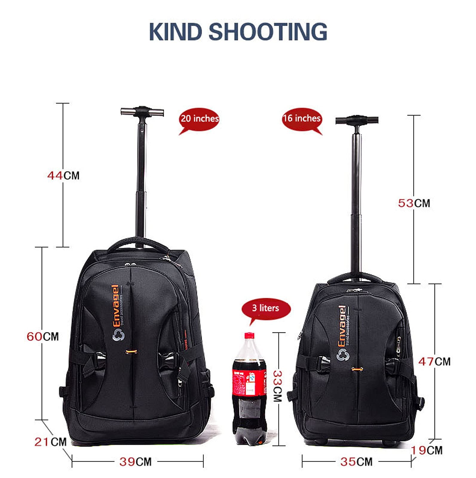 Hivexagon Trolley Viaggi D'Affari 19 Impermeabile Con Ruote | FindTheDeal