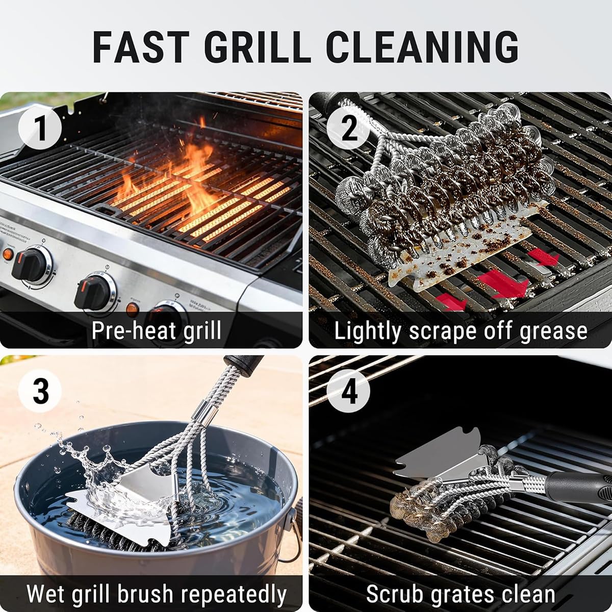 Spazzola Barbecue per Weber Genesis II LX S-440 / S-640
