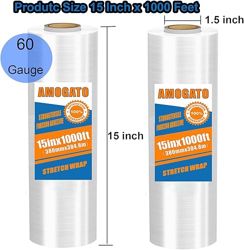Miniatura 2 de Película de envoltura elástica (15 pulgadas x 1000 pies)