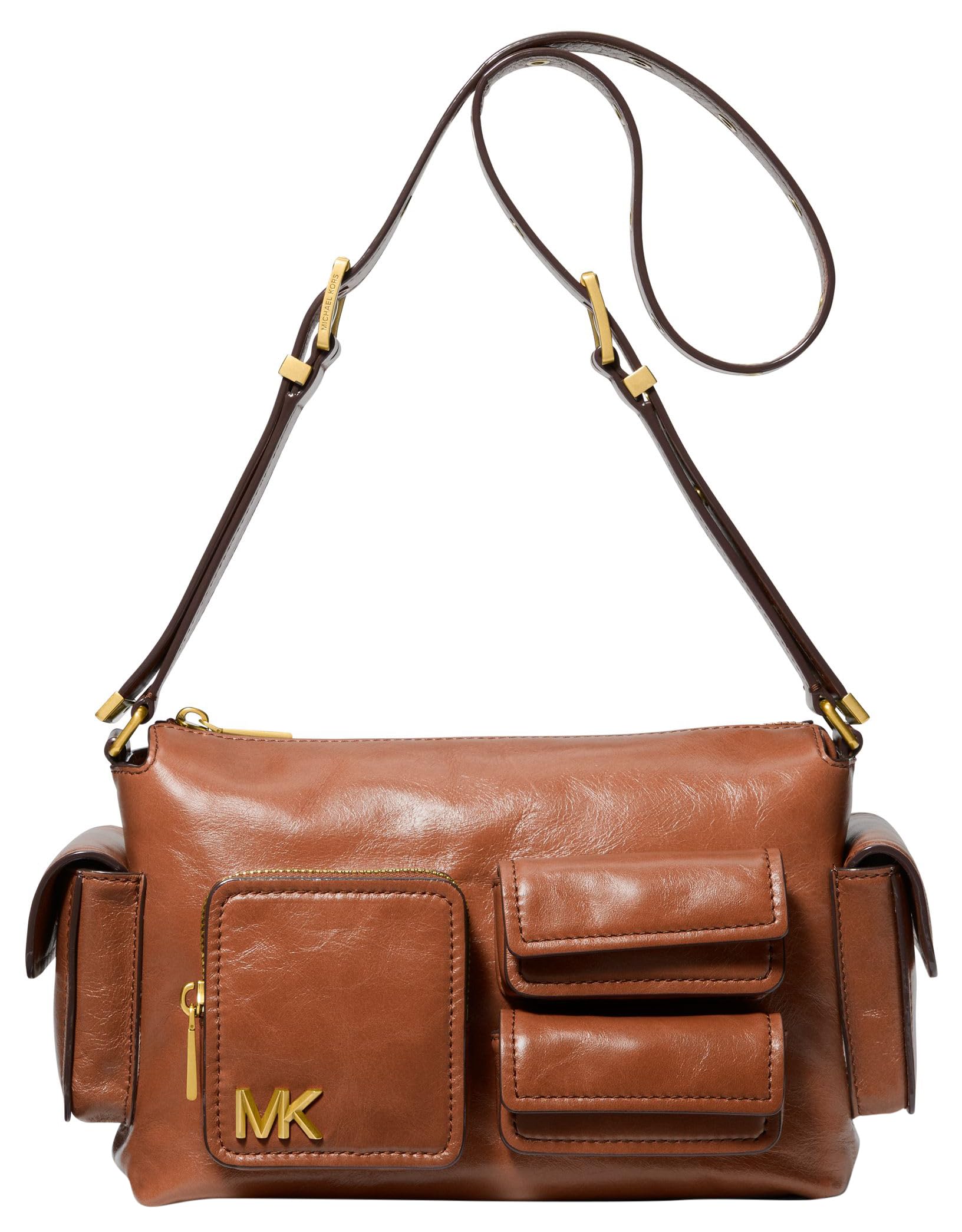 Michael Kors Dakota Medium Pocket Shoulder Bag, Luggage