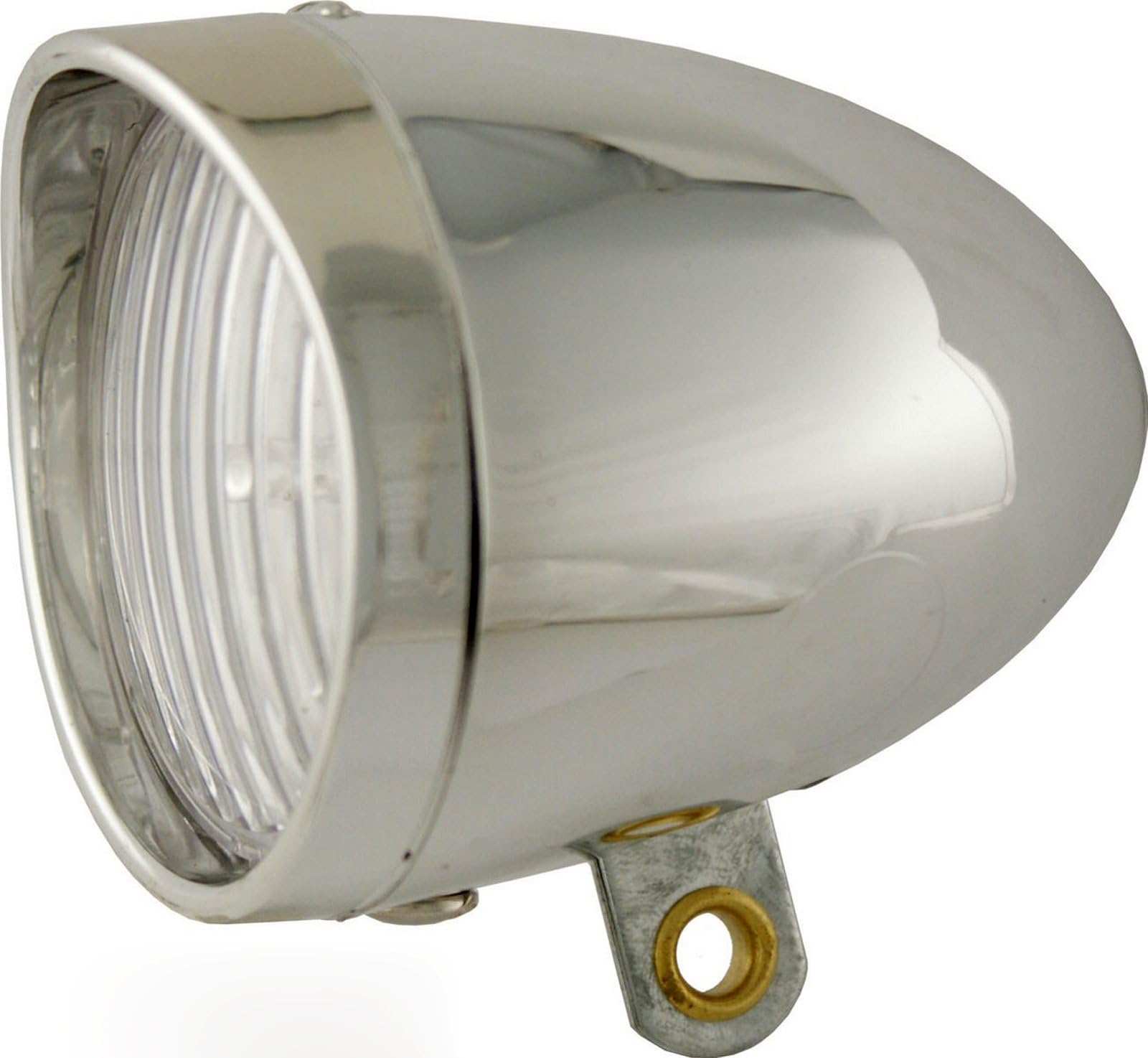 ONOGAL 3237 LED Front Spotlight with Batteries Included Retro Classic Chrome