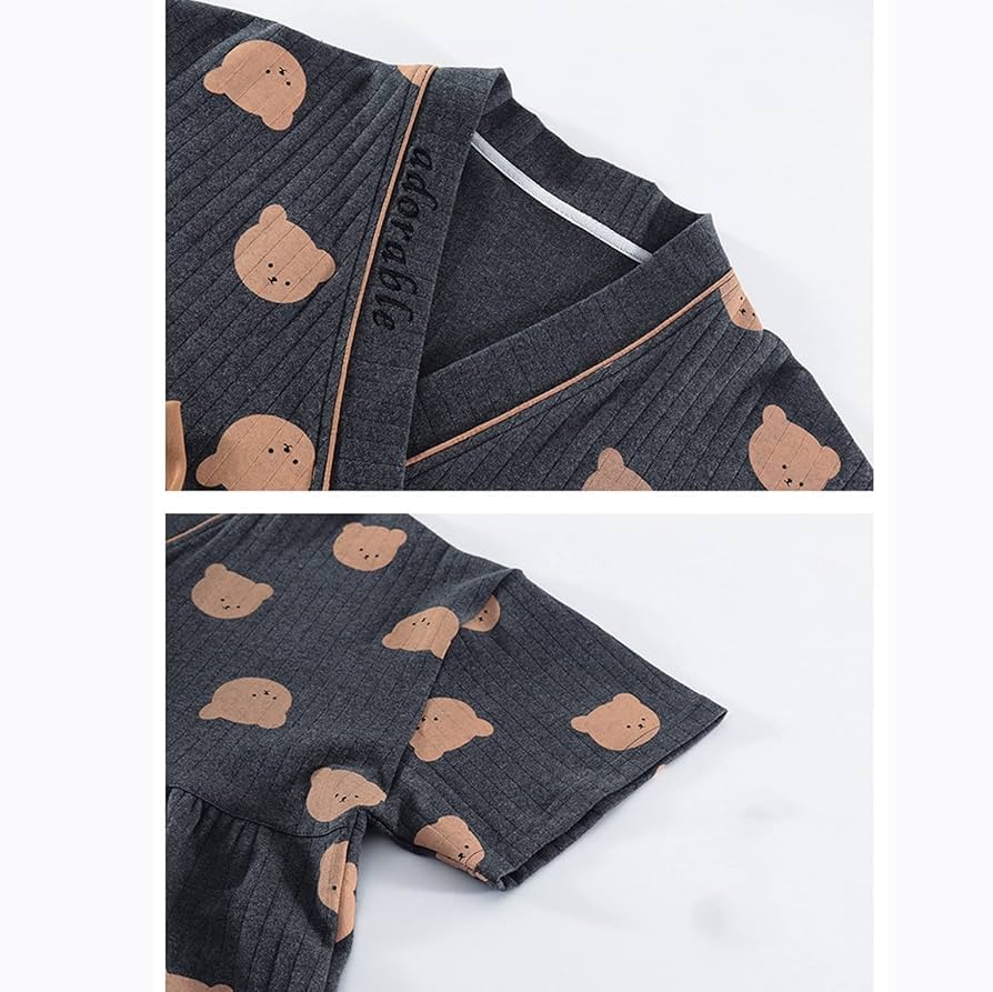 ●SPAO● Rilakkuma Kuma's Summer Short Sleeve Pajamas LIGHT SPAO x Rilakkuma - Kuma's Summer Short Sleeve Pajamas – Harumio