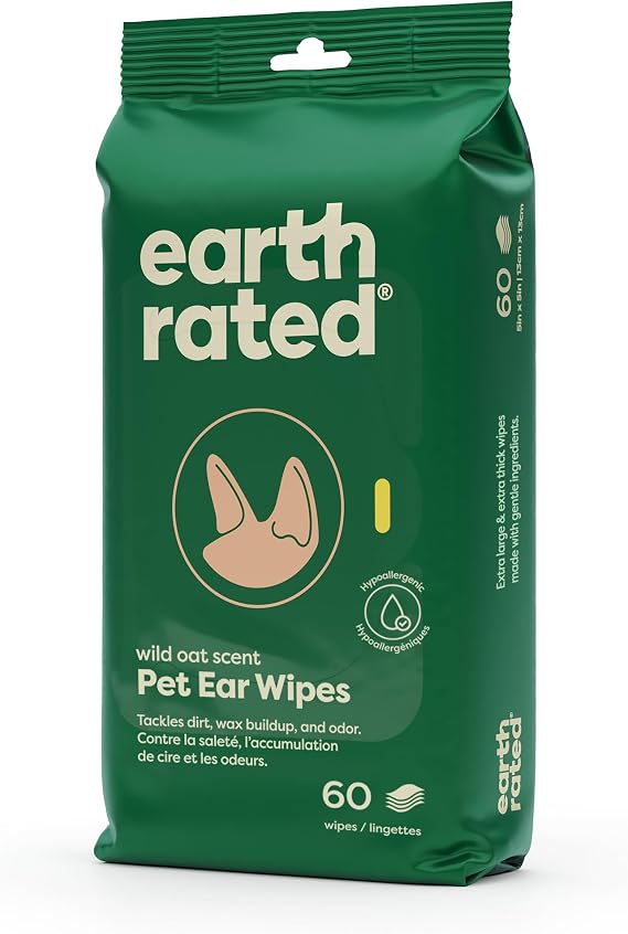 Earth Rated Dog Ear Wipes