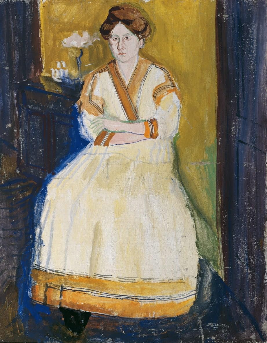 Image sur toile d'art Mathilde Schoenberg de Richard Gerstl d&eacute;coration murale 60x90cm - 5