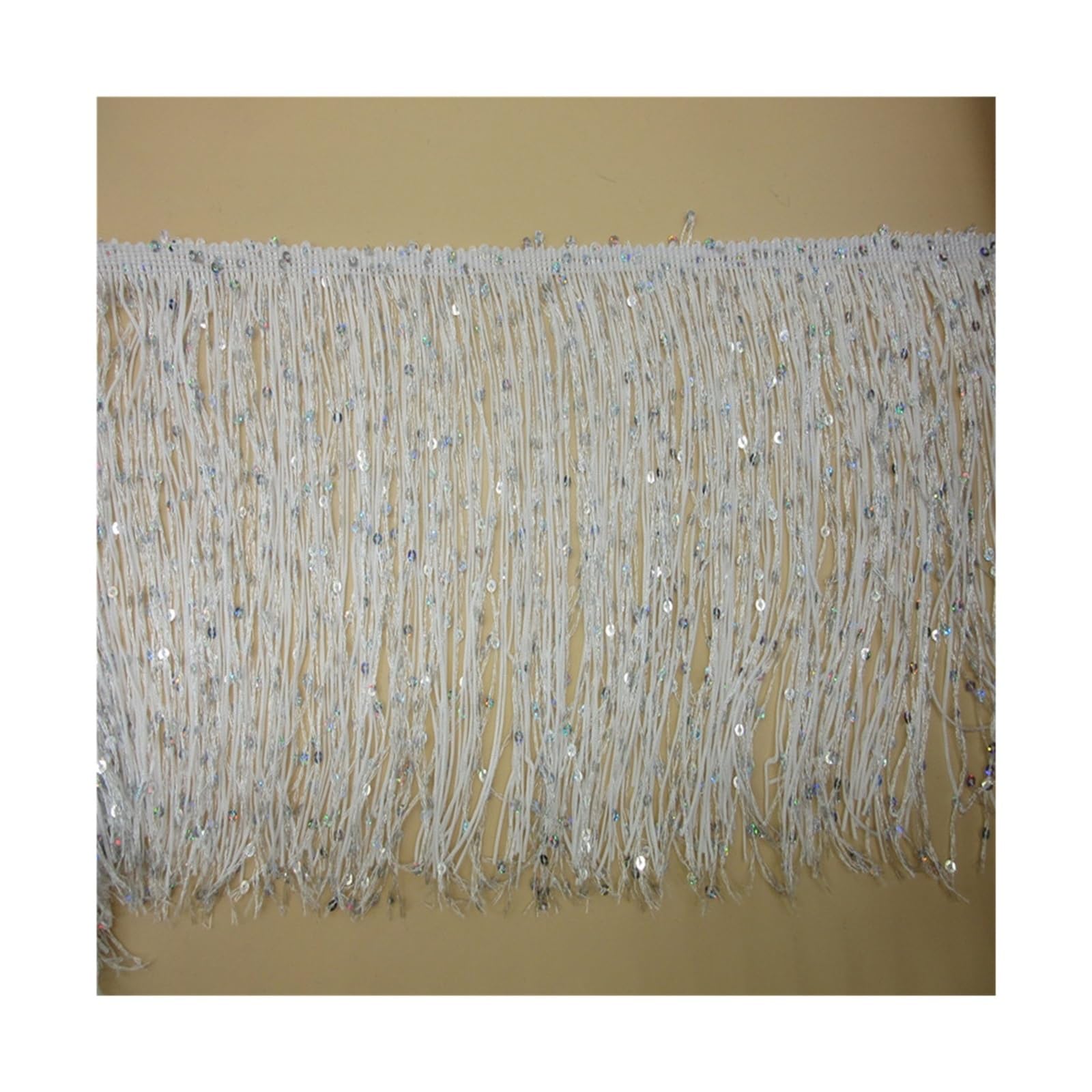 Tassel Fringe Trim 1 Yards/lot Fringe Lace Tassel Ribbon Sew Latin Dress Stage Garment Curtain DIY Sewing Accessories Sequins Trim(Color 4)