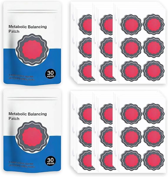 60 Stück Abnehmpflaster, Metabalance Patch, Diskret Hautfreundlich, Patch Sanfte Pflaster zur Unterstützung des Stoffwechselgleichgewichts, Zur Beruhigenden Anwendung, Für Alle Körpertypen - 1