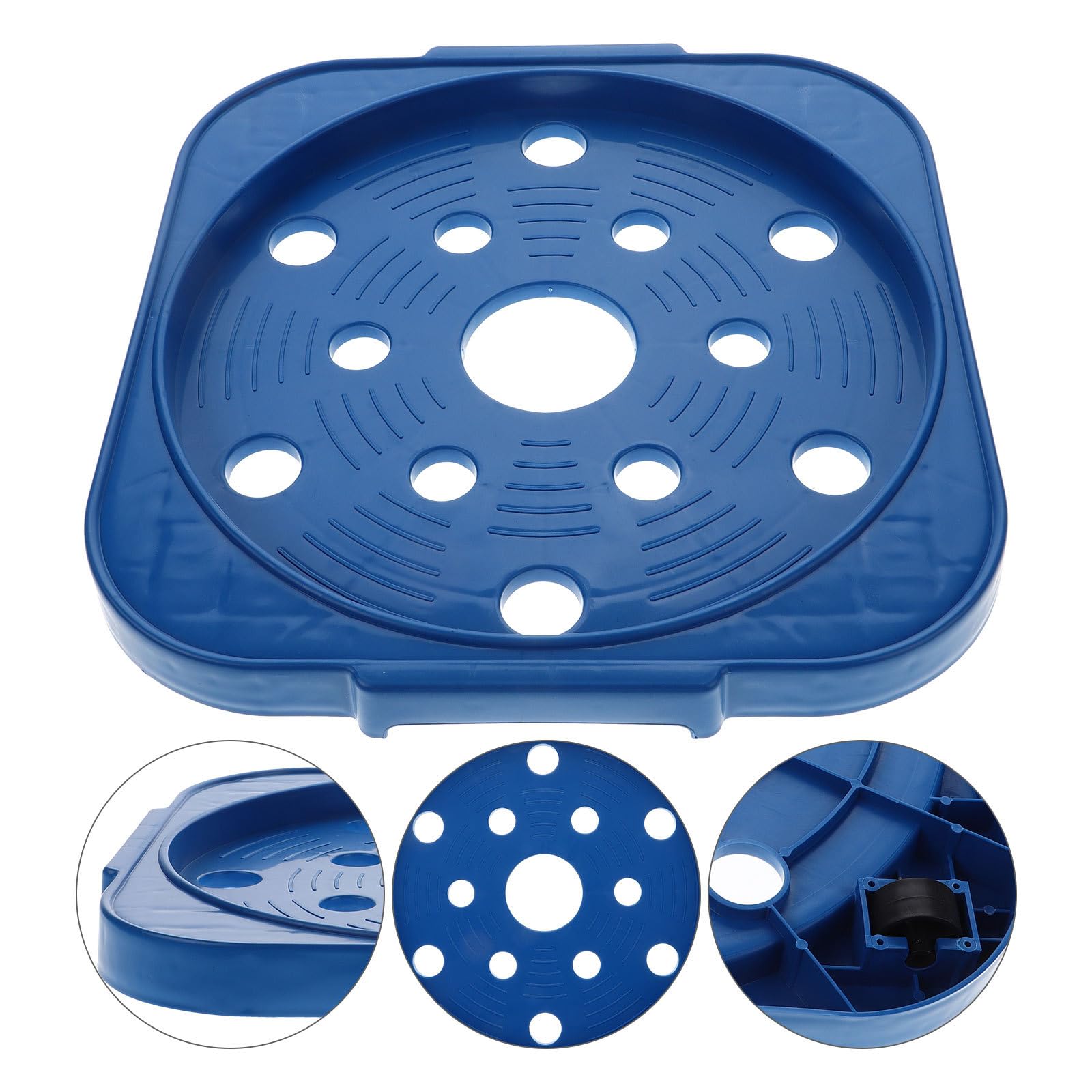 Bewegliche Gasflaschenständer mit Stabiler Tragfähigkeit aus Edelstahl und Pp Gasflasche 11kg Halter und Rollen für Küche und Garten