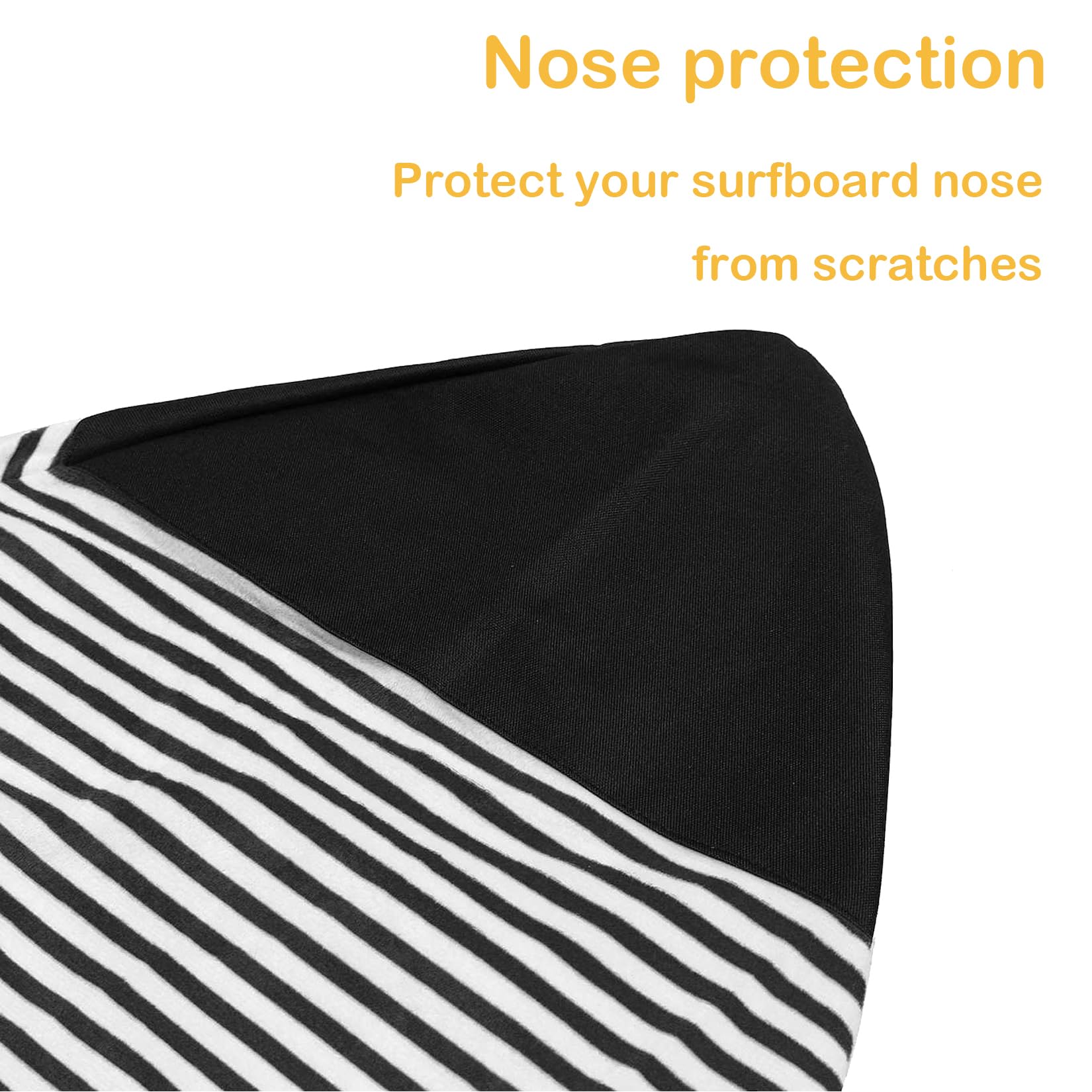 Housse de protection pour planche de surf pour longboard, paddleboard, planche de surf, planche de surf, housse avec cordon de serrage