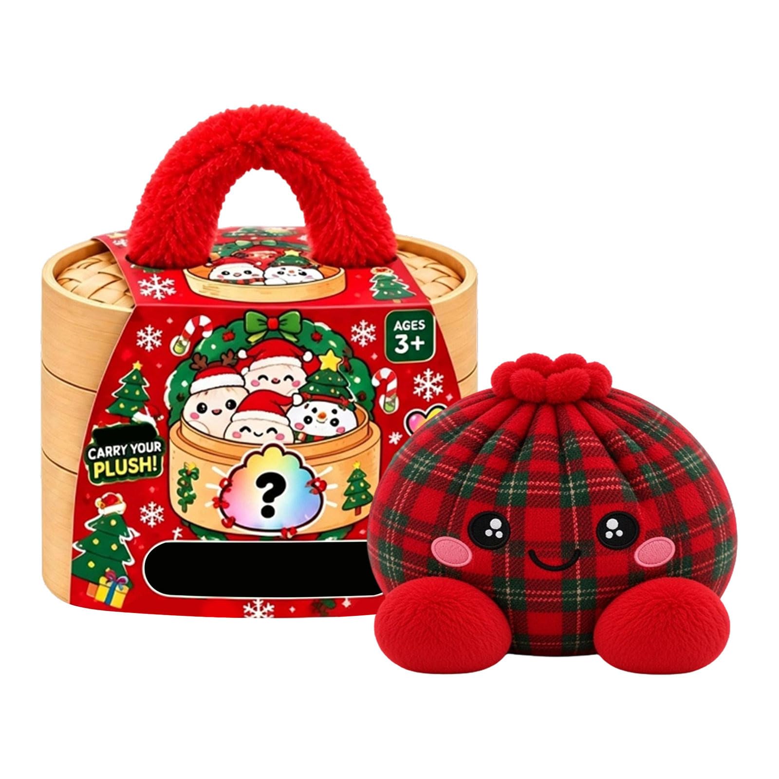 Dumpling Plush Pillow Anxiety Stress Relief for Adults 13cm