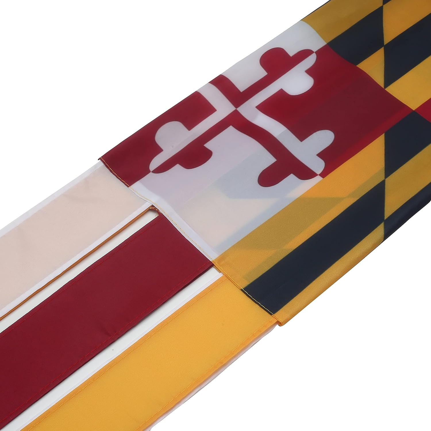 Maryland Flag WindSock US State Flags 2 Pack Stripes Wind Socks For Yard And State Party Flag, 60 inch