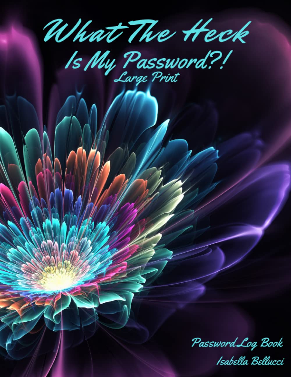 What The Heck Is My Password ?! Large Print Password Book Small With Alphabetical Tabs Log Book: A Website Internet Username Login Code Cryto Tracker