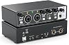 USB Audio Interface for PC Recording, 24-bit192kHz Computer Audio Interface for Recording Music, 48V Phantom Power Music Recording Studio Equipment, for Home Studio Guitar Podcast Streaming