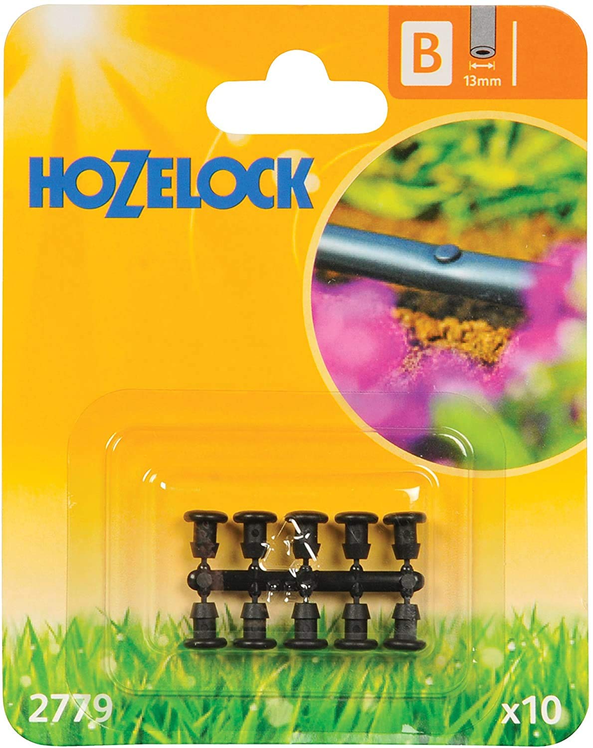 Hozelock Black 5 X Blanking Plug 2779 Width 13Mm Quantity Is 10