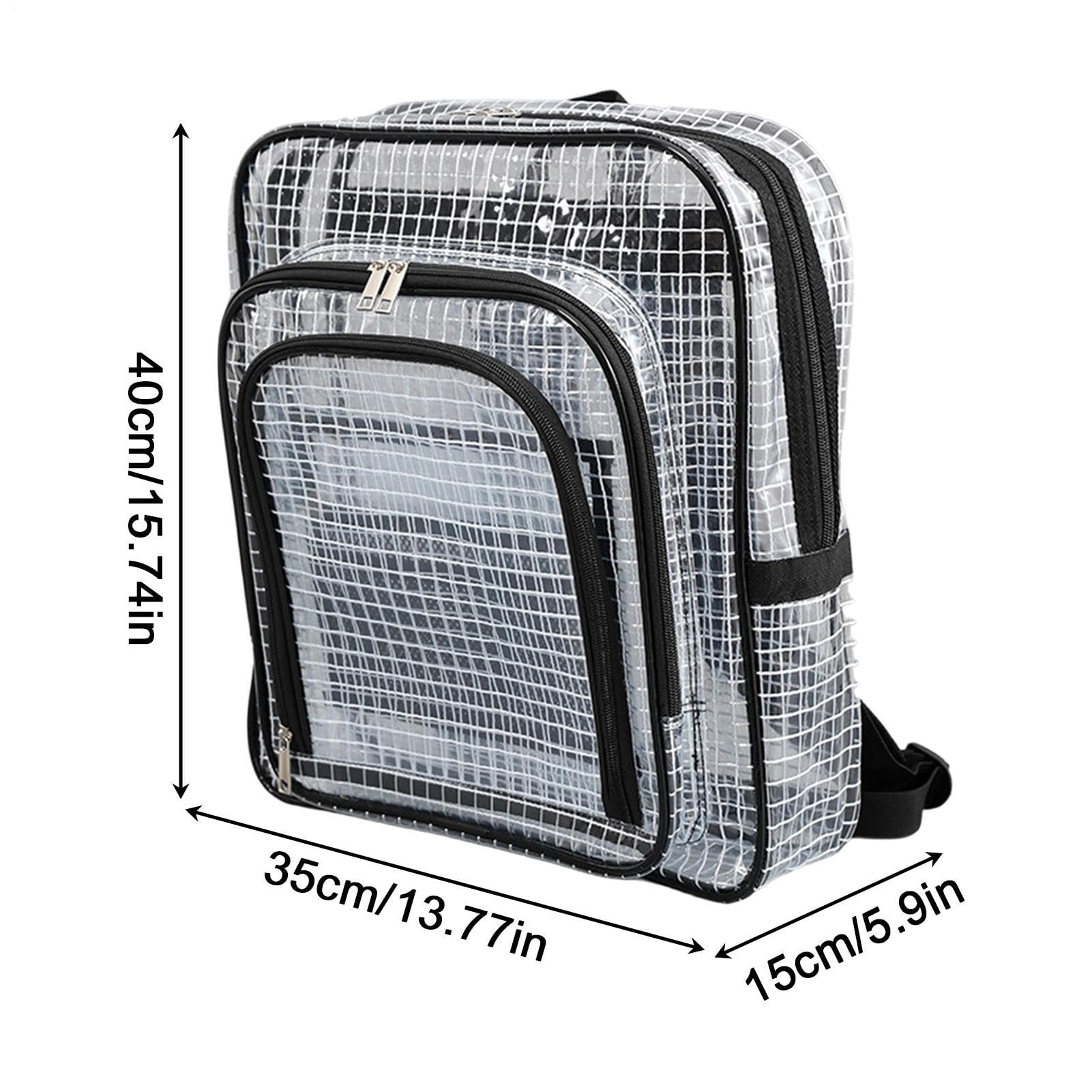 Zaini Antistatici Per Dispositivi Elettronici Trasparente Grande Capacità | Borsa Porta Attrezzi Antistatica In Pvc per Viaggio, Pendolarismo Quotidiano, Viaggi di Lavoro, Laptop