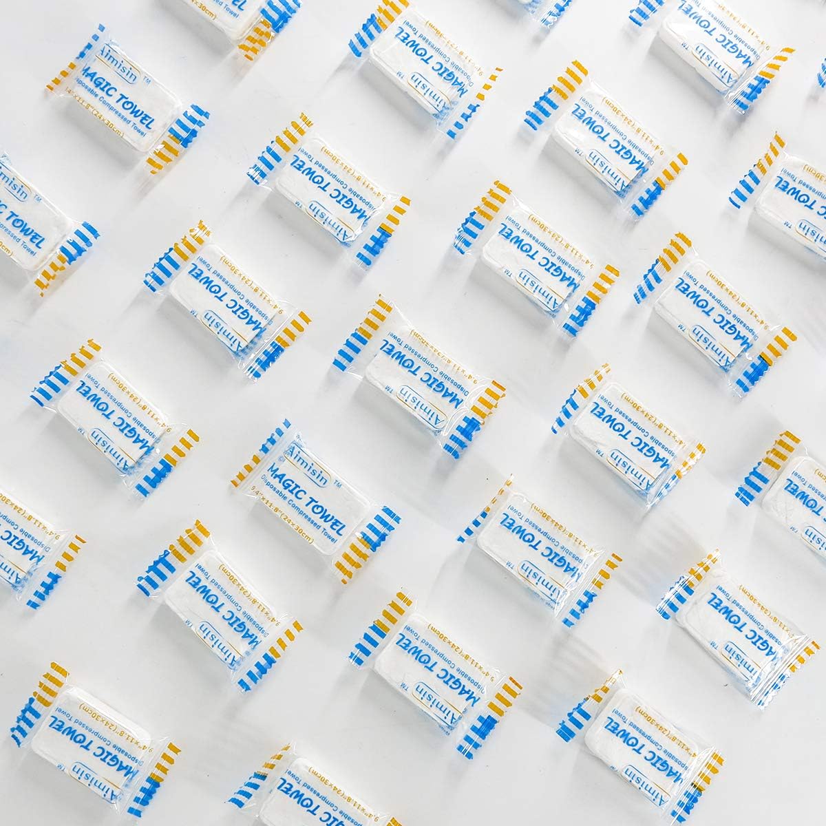 Compressed Towels Disposable Soft Durable Towels 100% Cotton for Home Bathroom Travel Camping (S-9.4''x 11.8''-2pack(200pcs))