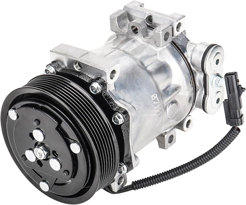Compressor do ar-condicionado SD7H15 com embreagem TadaMark para Dodge Dakota, Durango, Ram e Ramcharger – 16 portas