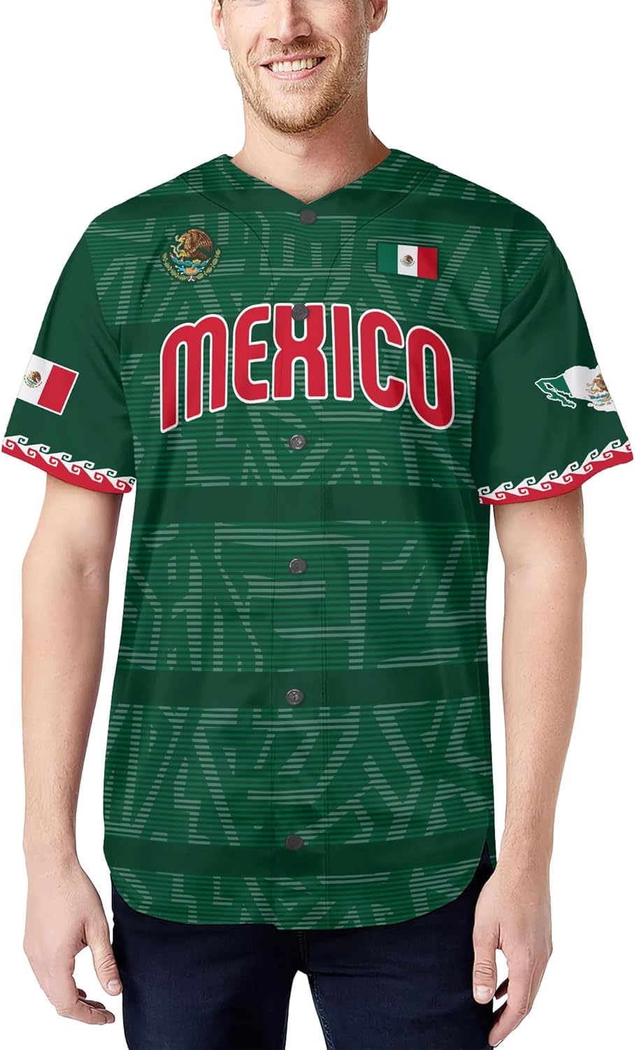 CHIARA CONTI11 Mexico Jersey Baseball, Mexico Jersey Men, Mexican Baseball Jerseys for Men