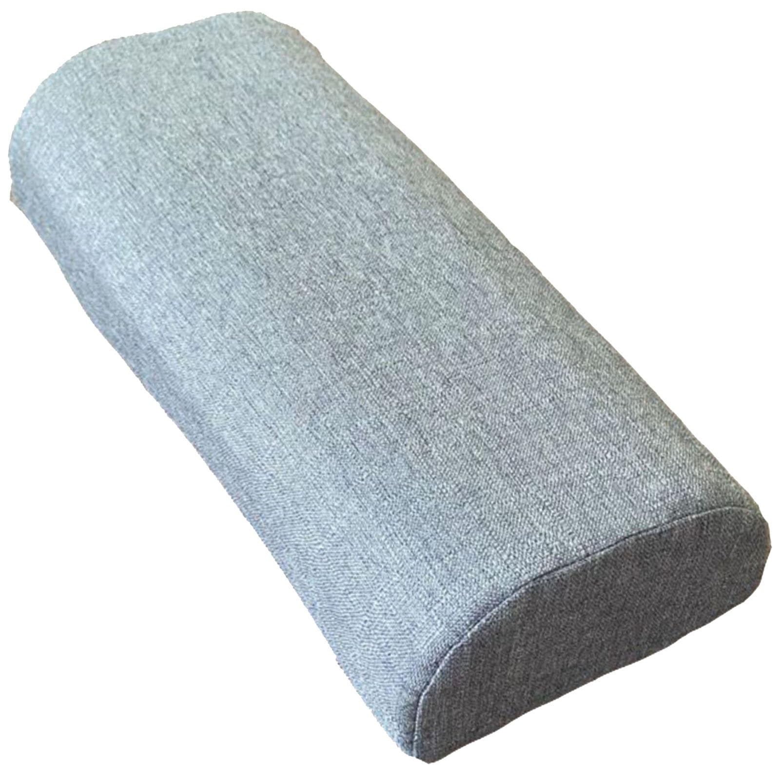 Bllmtear 08 Knee Pillow For Side Sleepers Memory Foam Leg Pillows For Sleeping Yoga Bed Half Moon Bolster Pillow For Neck With Removable Pillowcases(,18X7x3in/45X18x8cm)