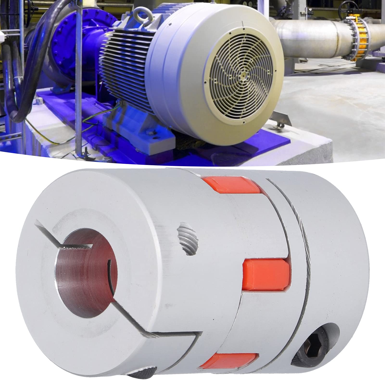 Plum Coupling, Plum Shaft Coupling Compact Size for Hydraulic Machinery for Compressors for Water Pumps