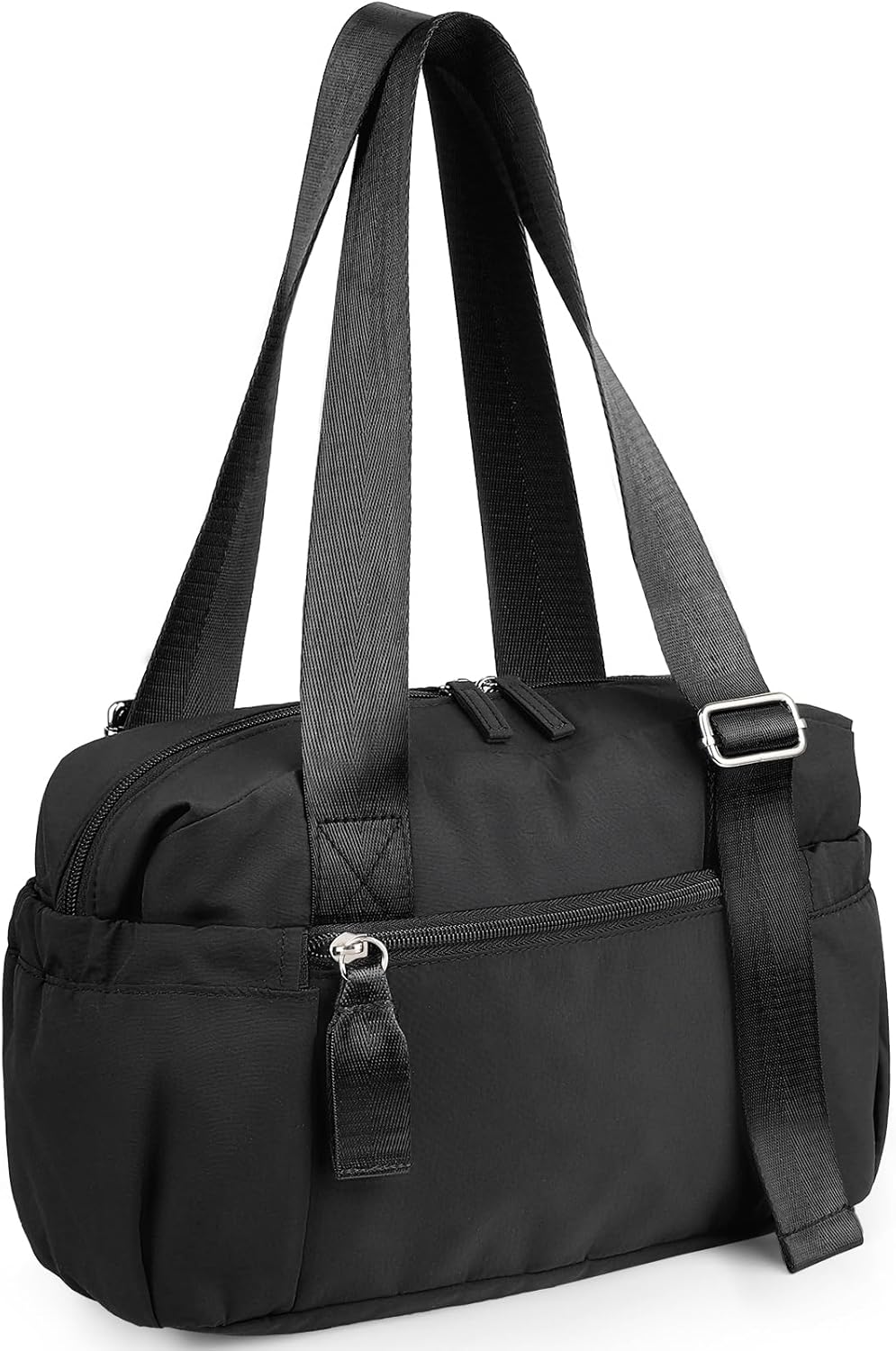 Vorspack Mini Gym Bag for Women - Small Duffle Bag Lightweight Duffel Bag with Wet Pocket Cute Sports Bag for Gym Dance Yoga - Black