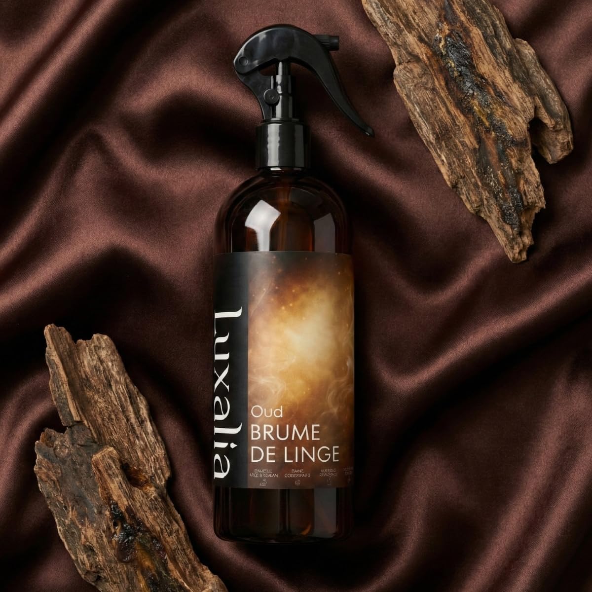 Brume de Linge Oud - Parfum Intense et Durable - Haute Qualité - 500ml - Luxalia