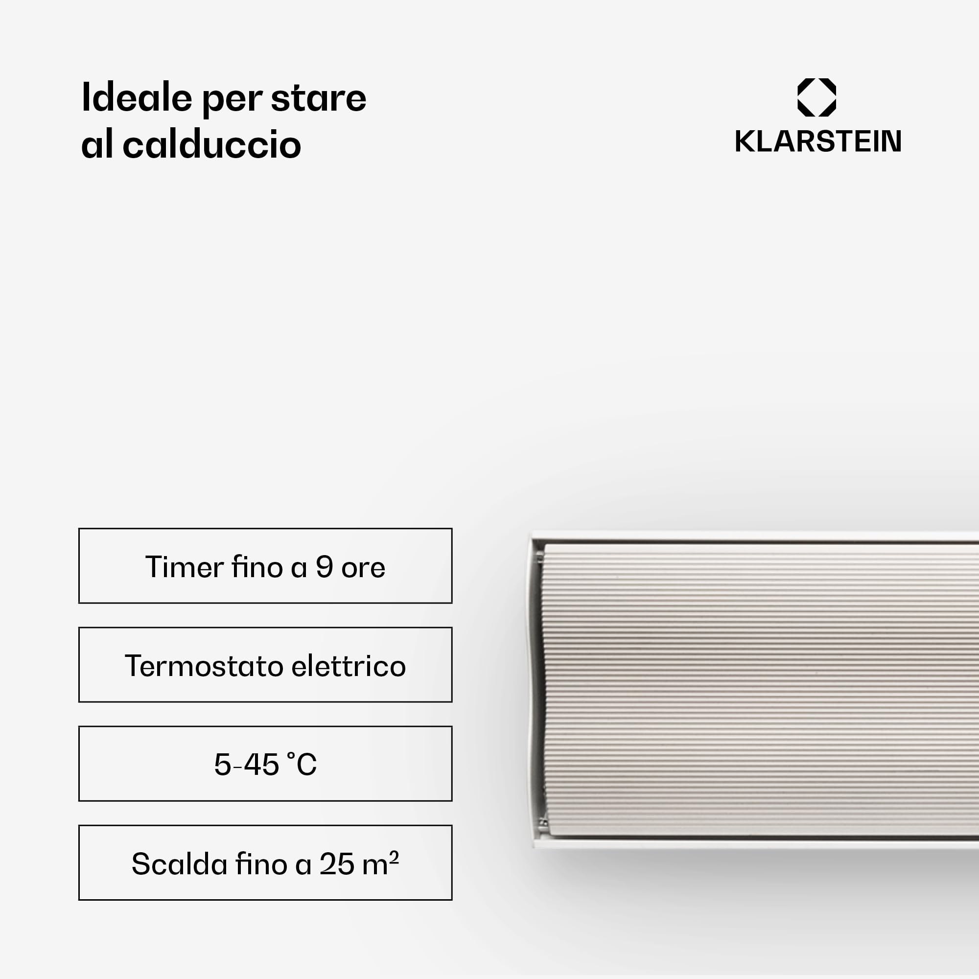 Blumfeldt Stufa Elettrica Basso Consumo con Display LED, Colonnina Elettrica da Giardino 3000W, Termosifone Elettrico, Pannello Radiante Infrarossi con Telecomando, IP44, No CO2