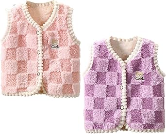 Gilet Senza Maniche Per Bambini - Scollo A V, Motivo Bulldog, Cotone, 0-5 Anni, Autunno Casual - Foto 3