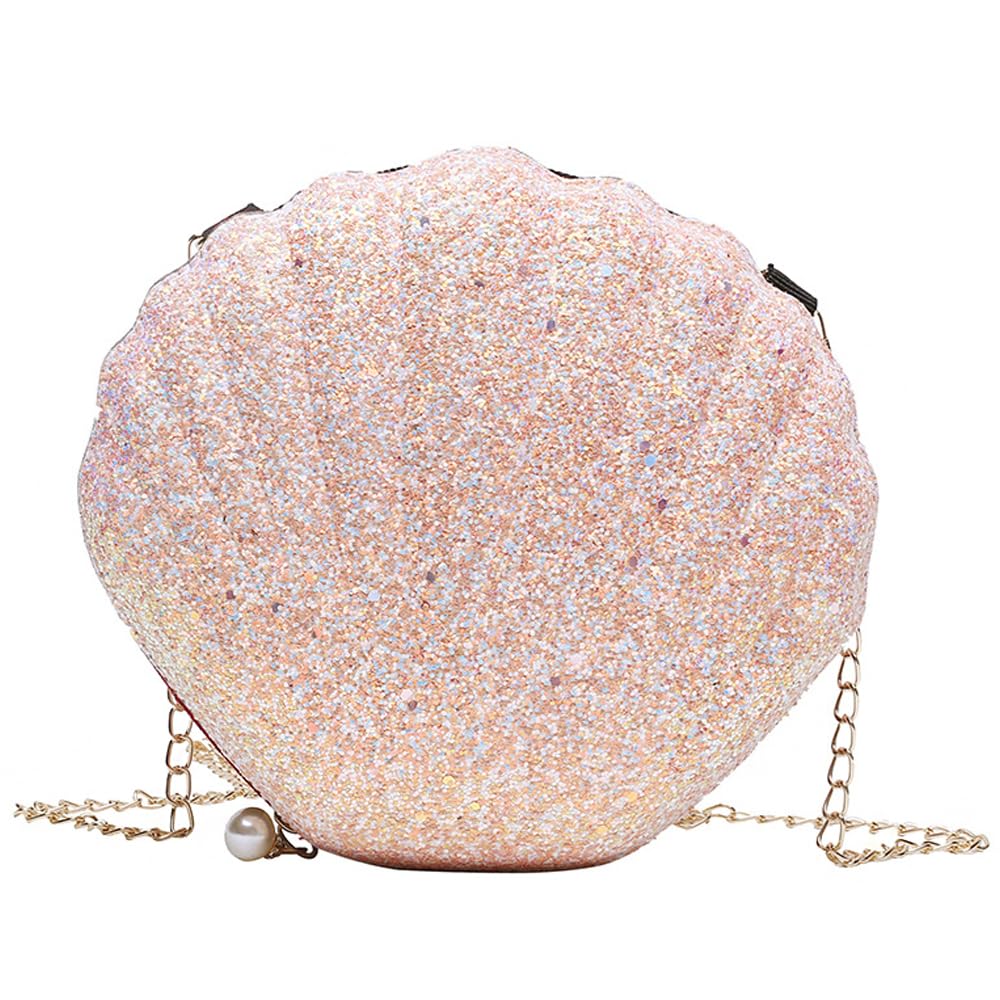 YGCHEN Muschel Handtasche Damen Umhängetasche Muscheltasche