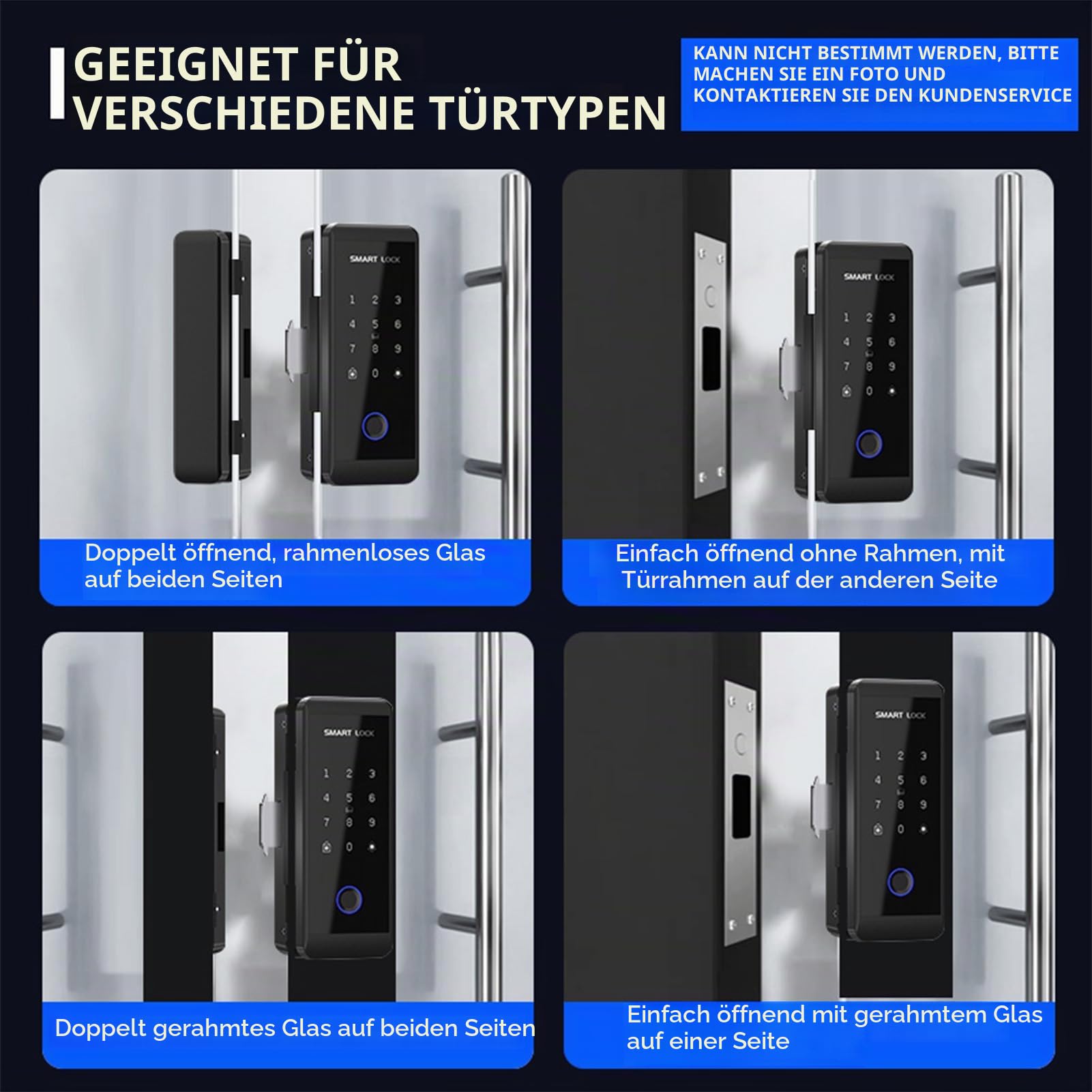 Smart Lock WIFI Fingerprint Push Pull Keyless Entry Türschlösser für Glas Metall Holz Tür TY APP Fernbedienung Multi Sprache