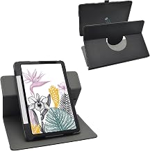 LiuShan Compatible with XPPen Magic Note Pad case,360 Degree Rotation Stand PU Cover for XPPen Magic Note Pad 10.95 Inch Tablet（Not Fit Other Tablet）,Black