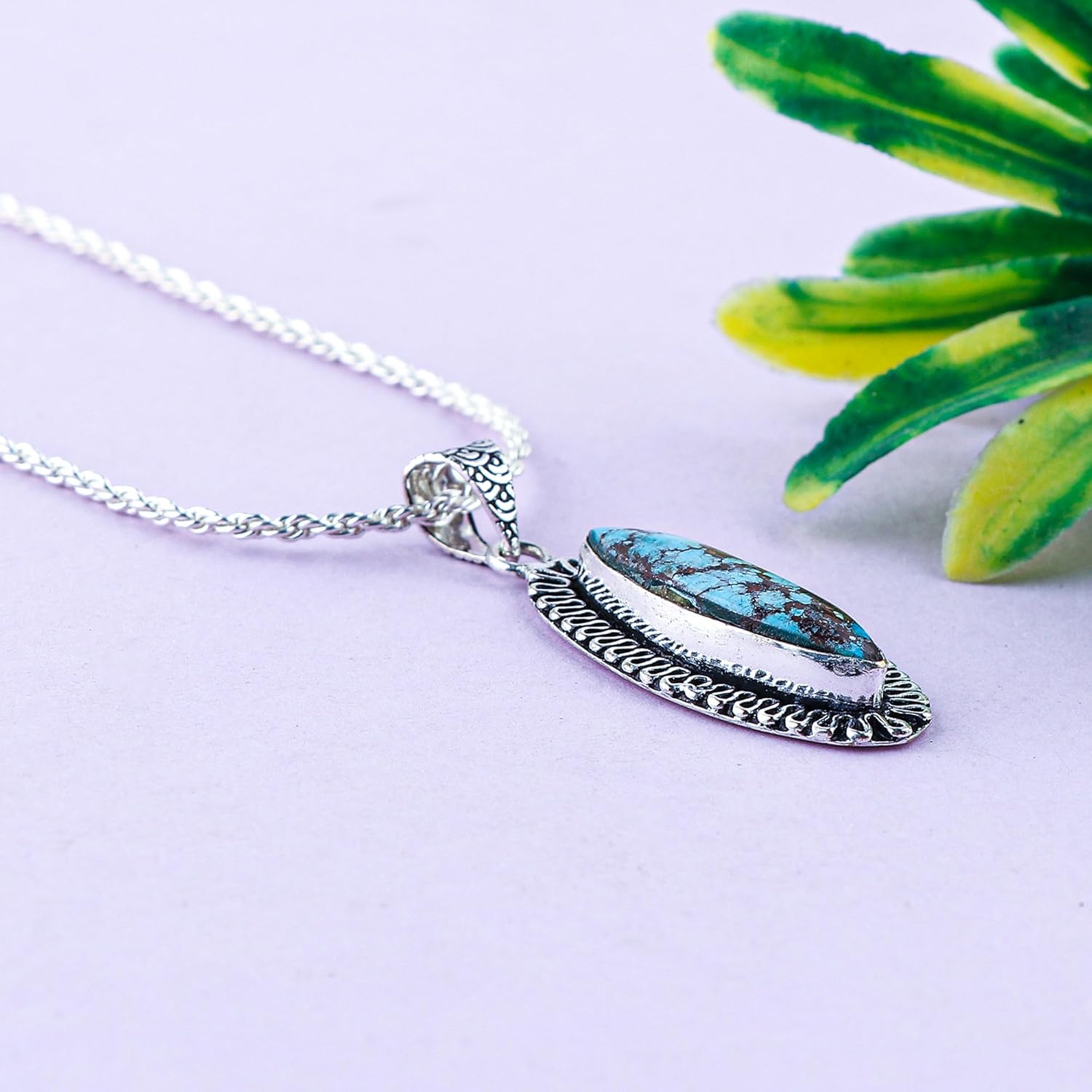 AAA Grade Natural Gemstones Cabochon Dainty Necklace, Polished Stones Pendants, Handmade Bohemian Jewelry, 14K Gold Plated Chain, Healing Crystals, Christmas Gift for Women, 18inch - Image 4