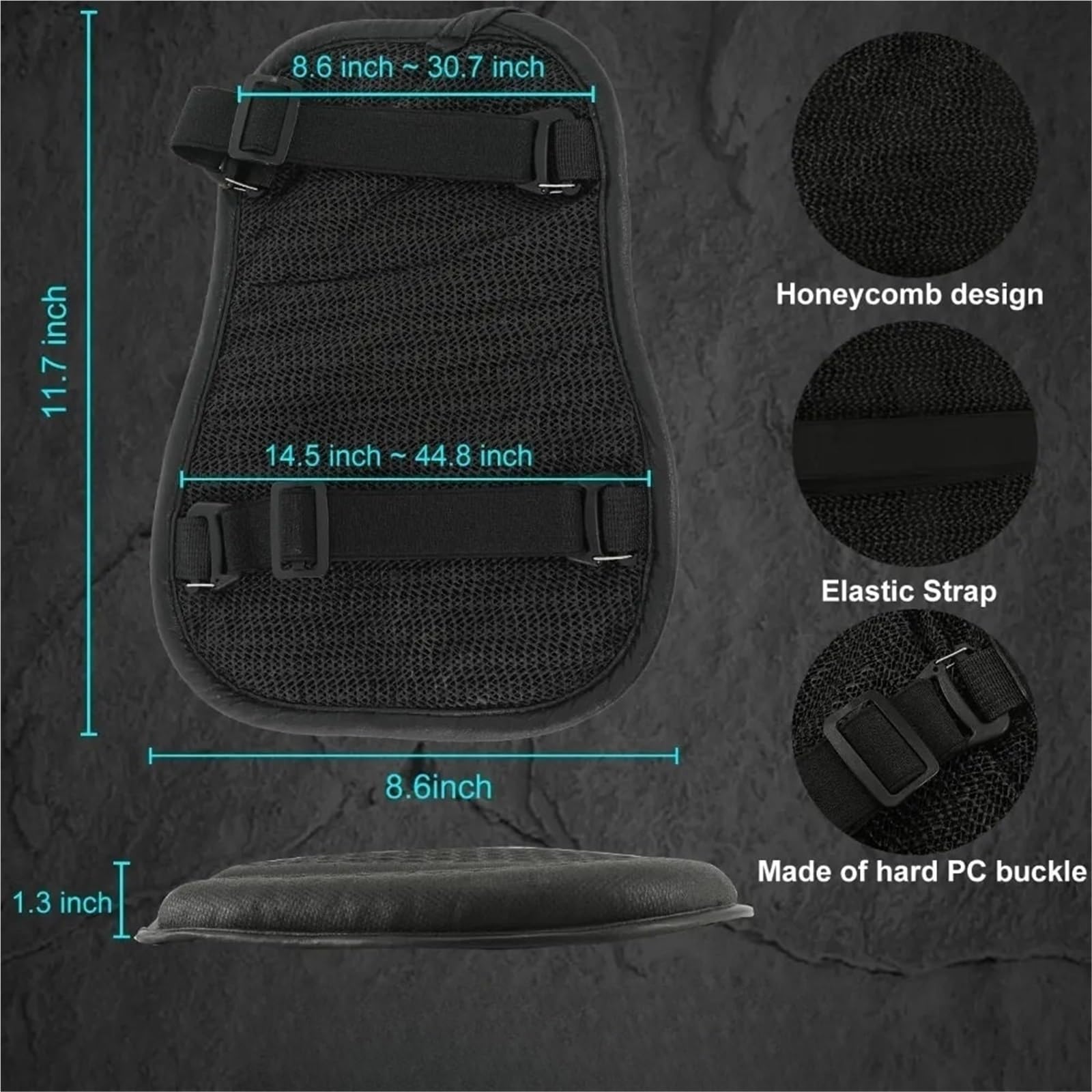 motocicleta funda cojín asiento Funda De Cojín Para Asiento De Motocicleta
