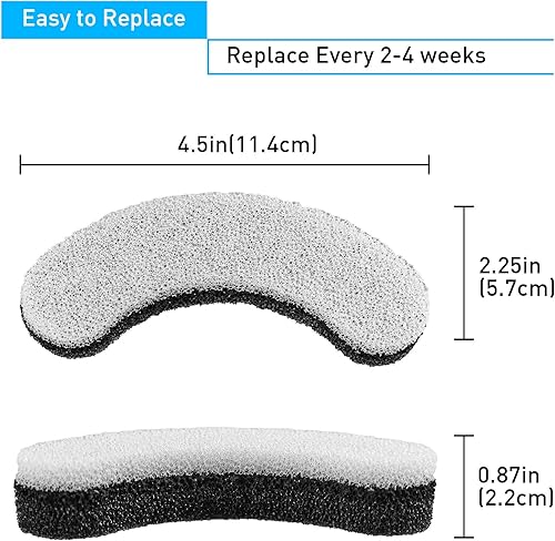 Miniatura 5 de NPET Filtros de fuente de agua para mascotas WF050 y WF100 para fuente de gato (8 piezas)