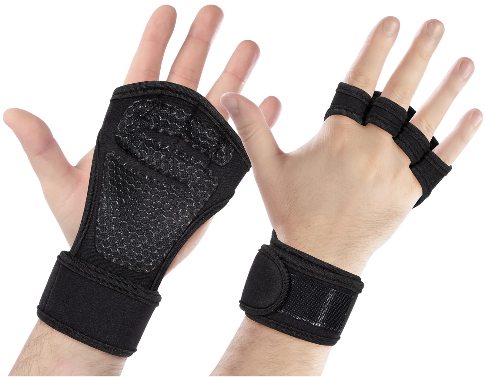 Gym Gloves for Men Women, Padded Weightlifting Wrist Wrap Workout Exercise Glove-picture-50