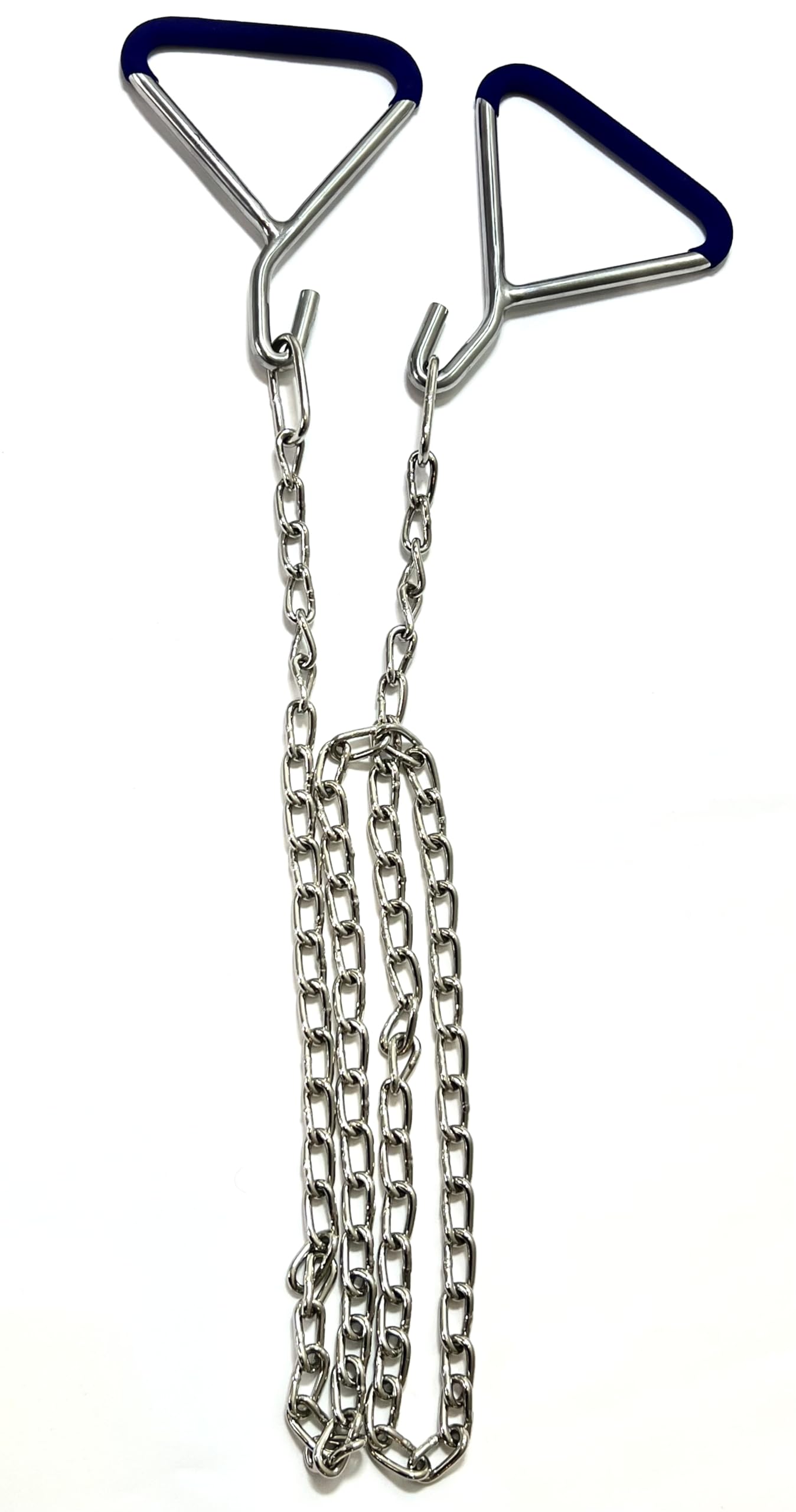 60in OB Apparatus Chain and Handles Set of 3 (1 Chain + 2 Handles) - Grip Coated Handles - Calf Pulling Chain, Brithing, Calving, Calf Delivery Device - Stainless Steel