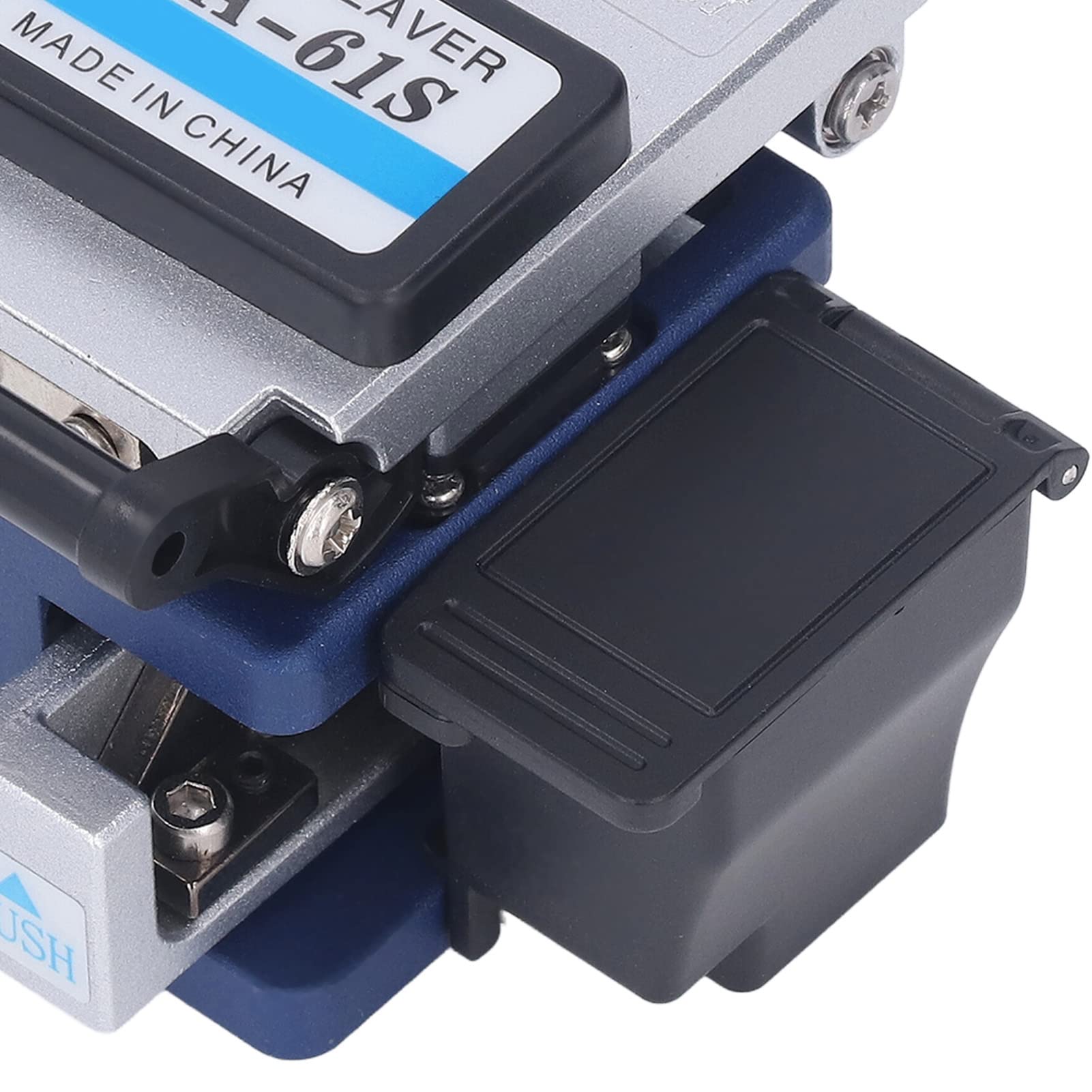 Focket Taglierina Fibra Ottica Ad Alta Precisione, Kit FTTH con Custodia di | Coltello per tagliare cavi in ​​fibra ottica, strumento per giunzione a freddo hot melt, per fibra da 125um, acciaio