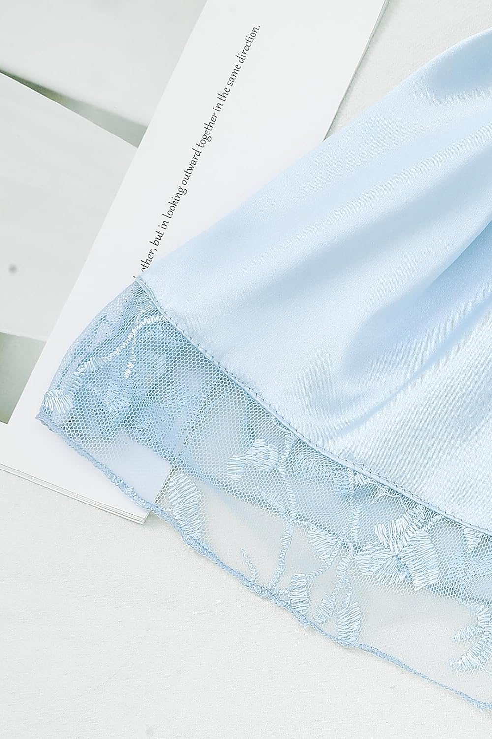 Womens Nightgown Sexy Chemise Satin Night Dress Sleepwear Nightwear(S-XL) - Image 7